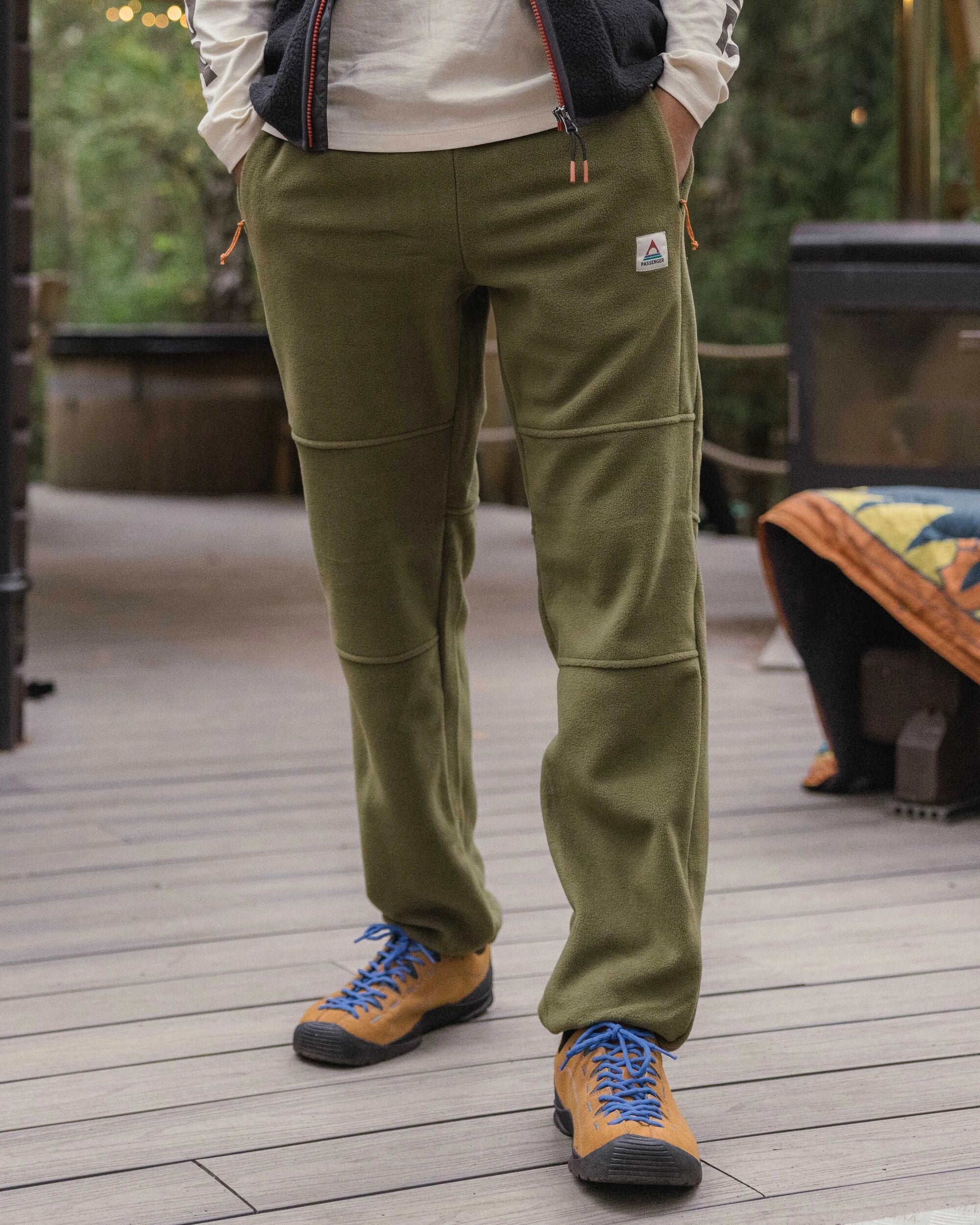 Set Off Polar Fleece Jogger - Khaki - Image 3