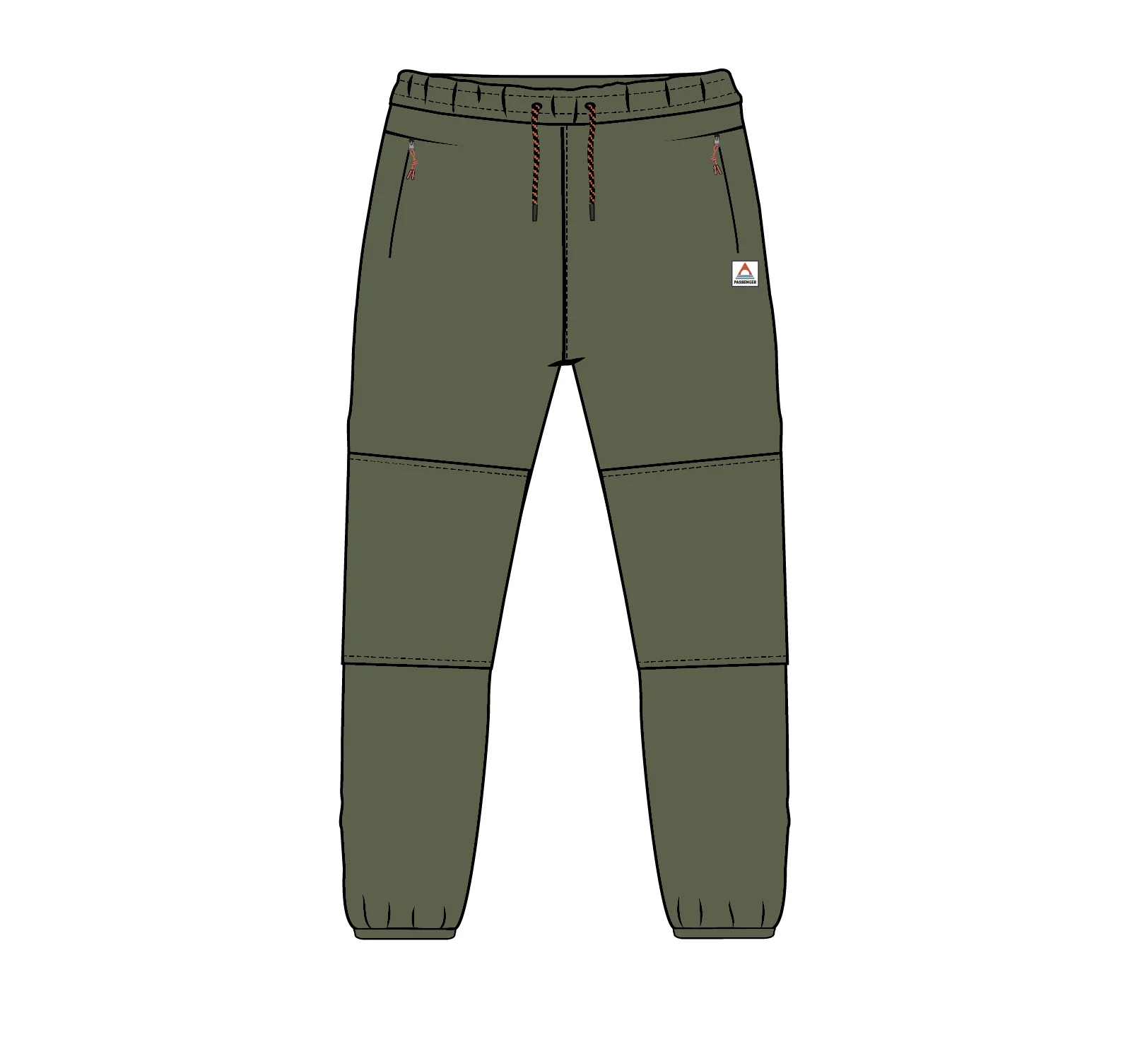 Set Off Polar Fleece Jogger - Khaki - Image 9
