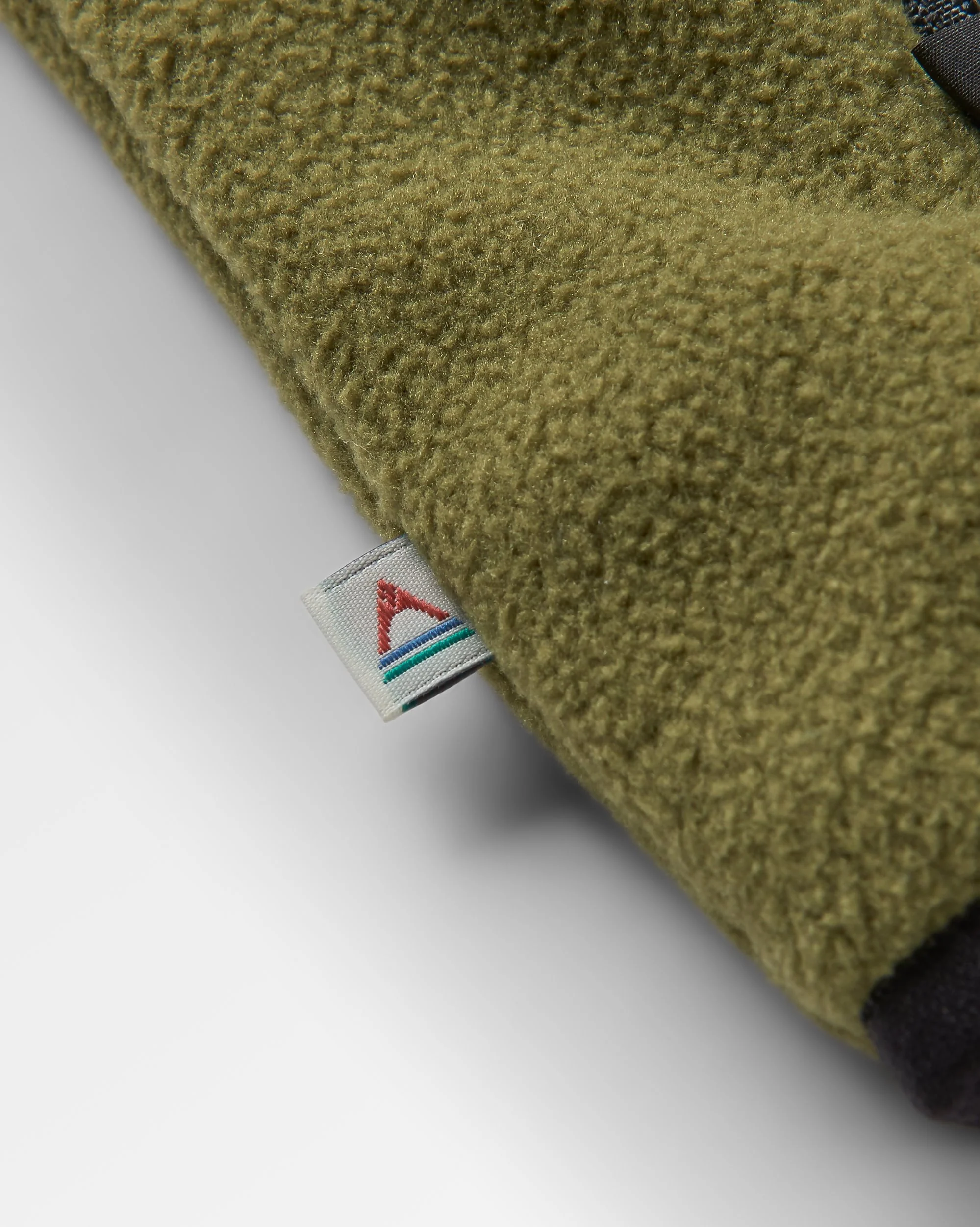Set Off Polar Hooded Fleece - Black/Khaki - Image 8