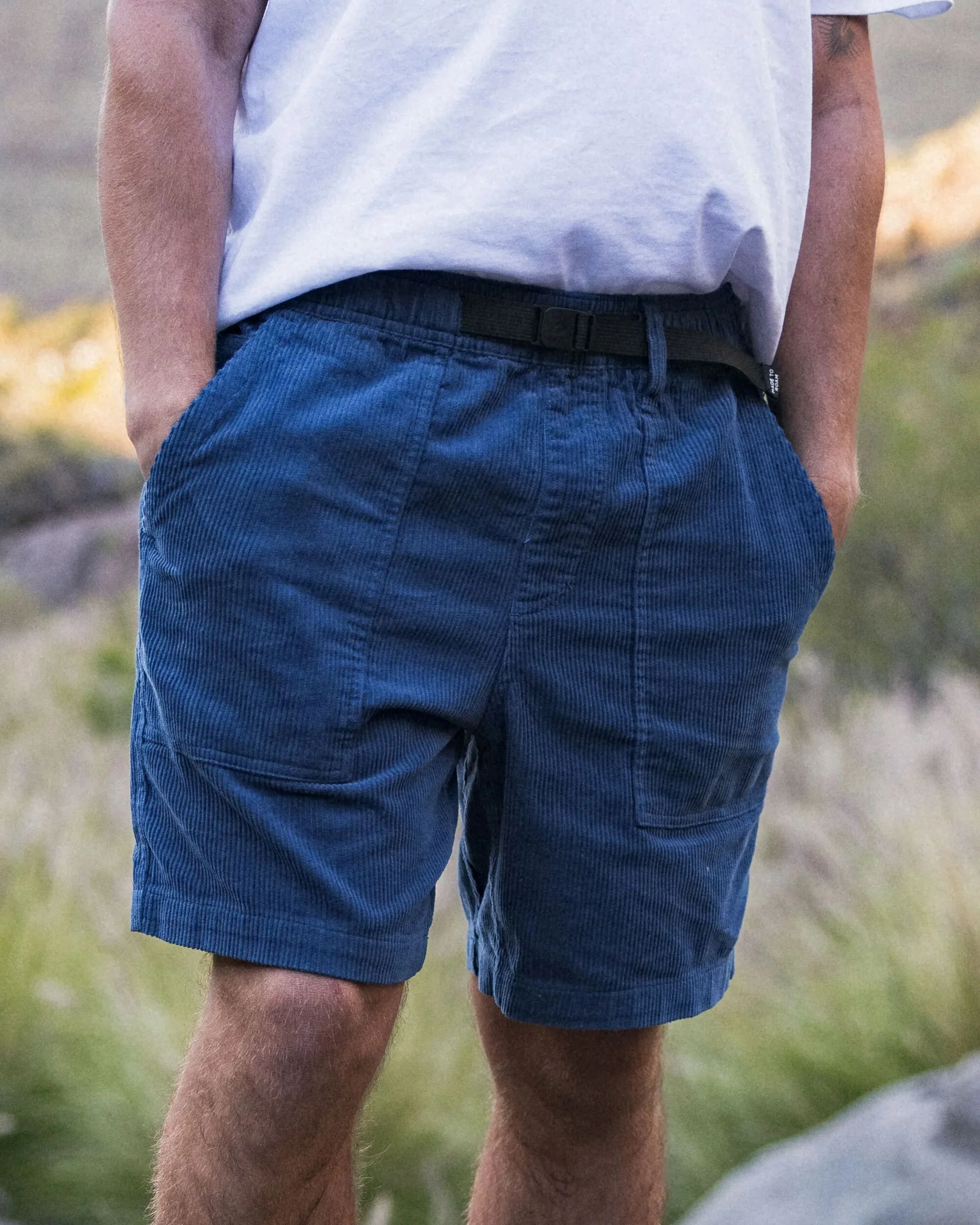 Shack Cord Short - Dark Denim - Image 3