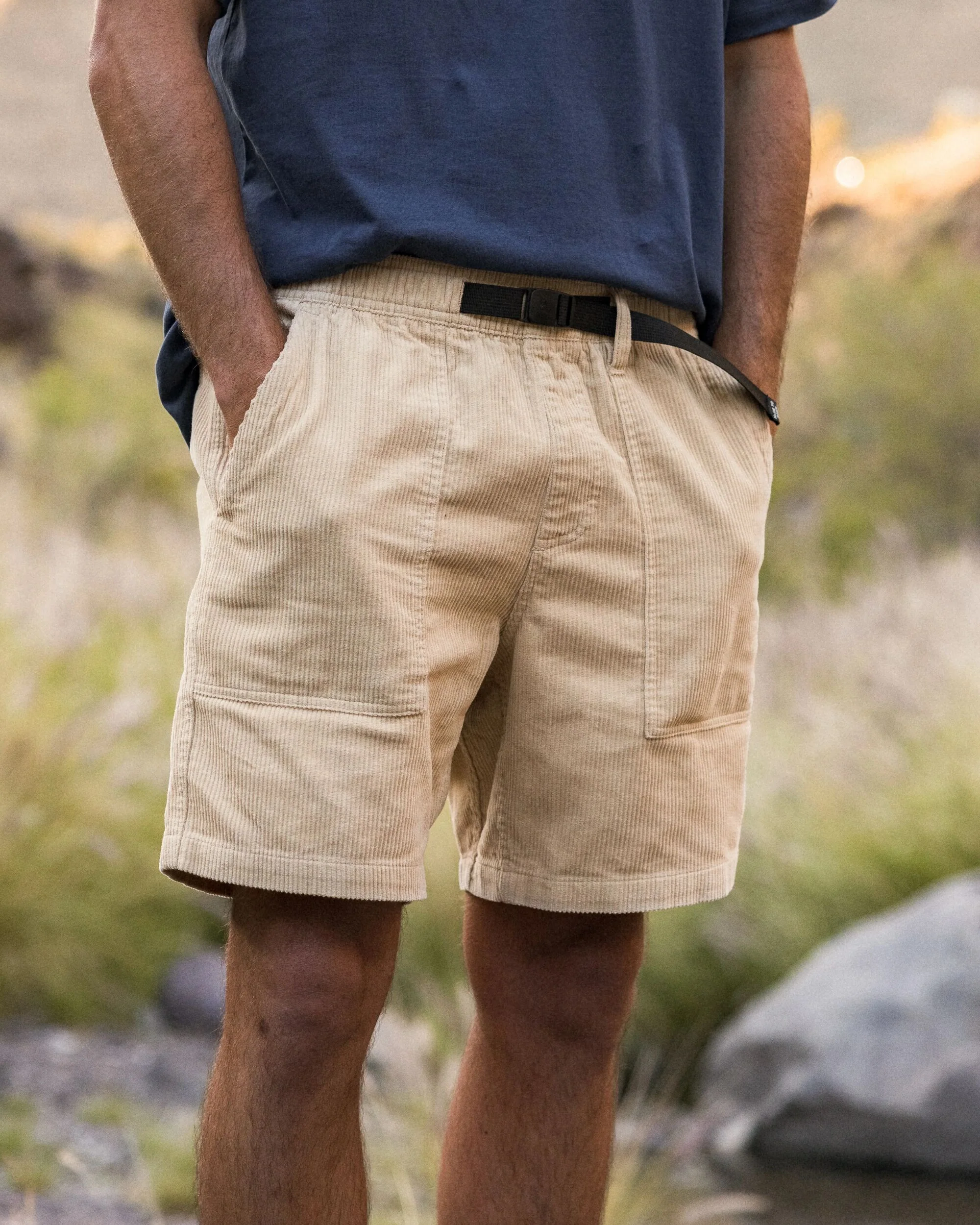 Shack Cord Short - Stone - Image 4
