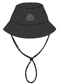 Shaded Organic Bucket Hat - Black - Image 12