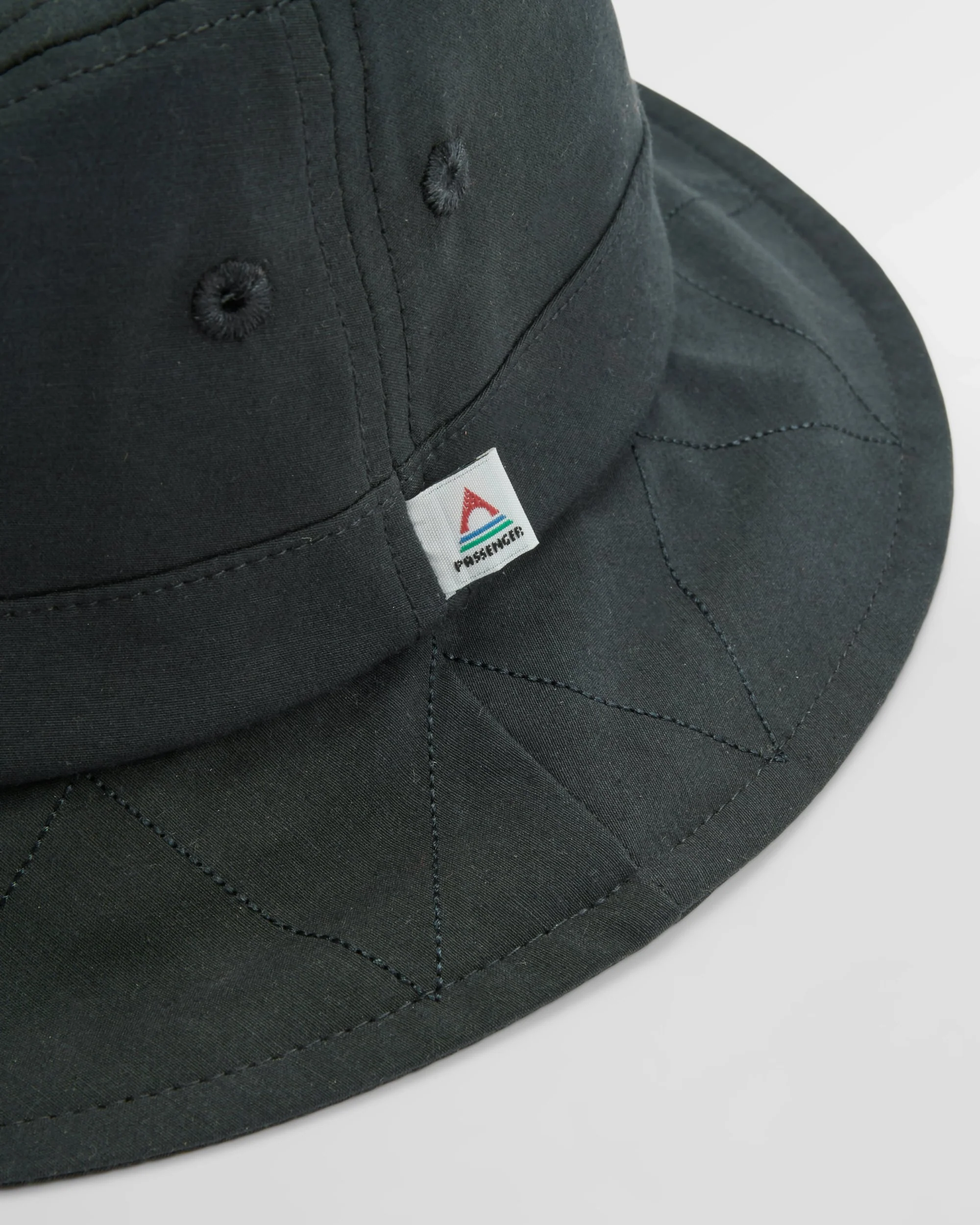 Shaded Organic Bucket Hat - Black - Image 8