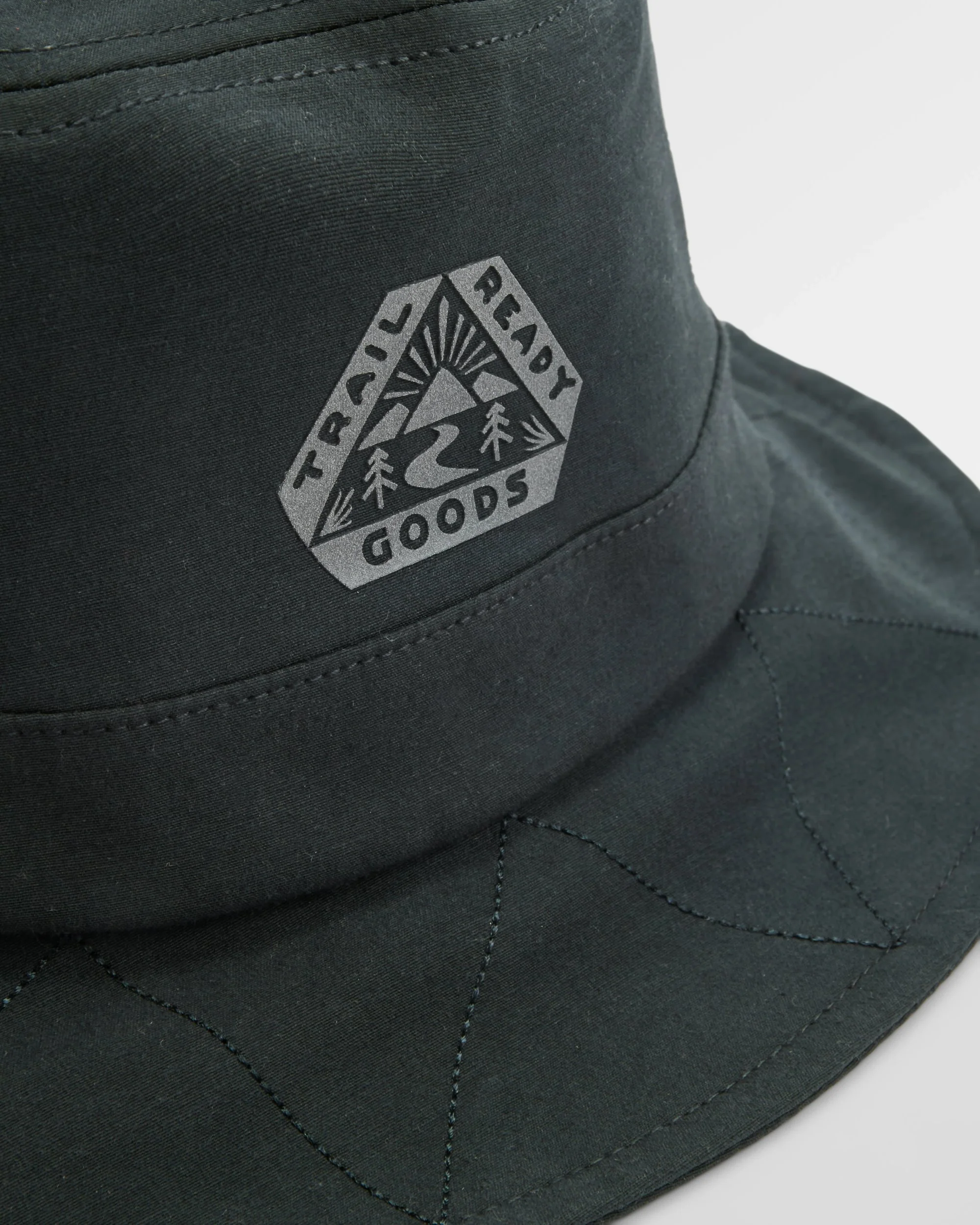 Shaded Organic Bucket Hat - Black - Image 9