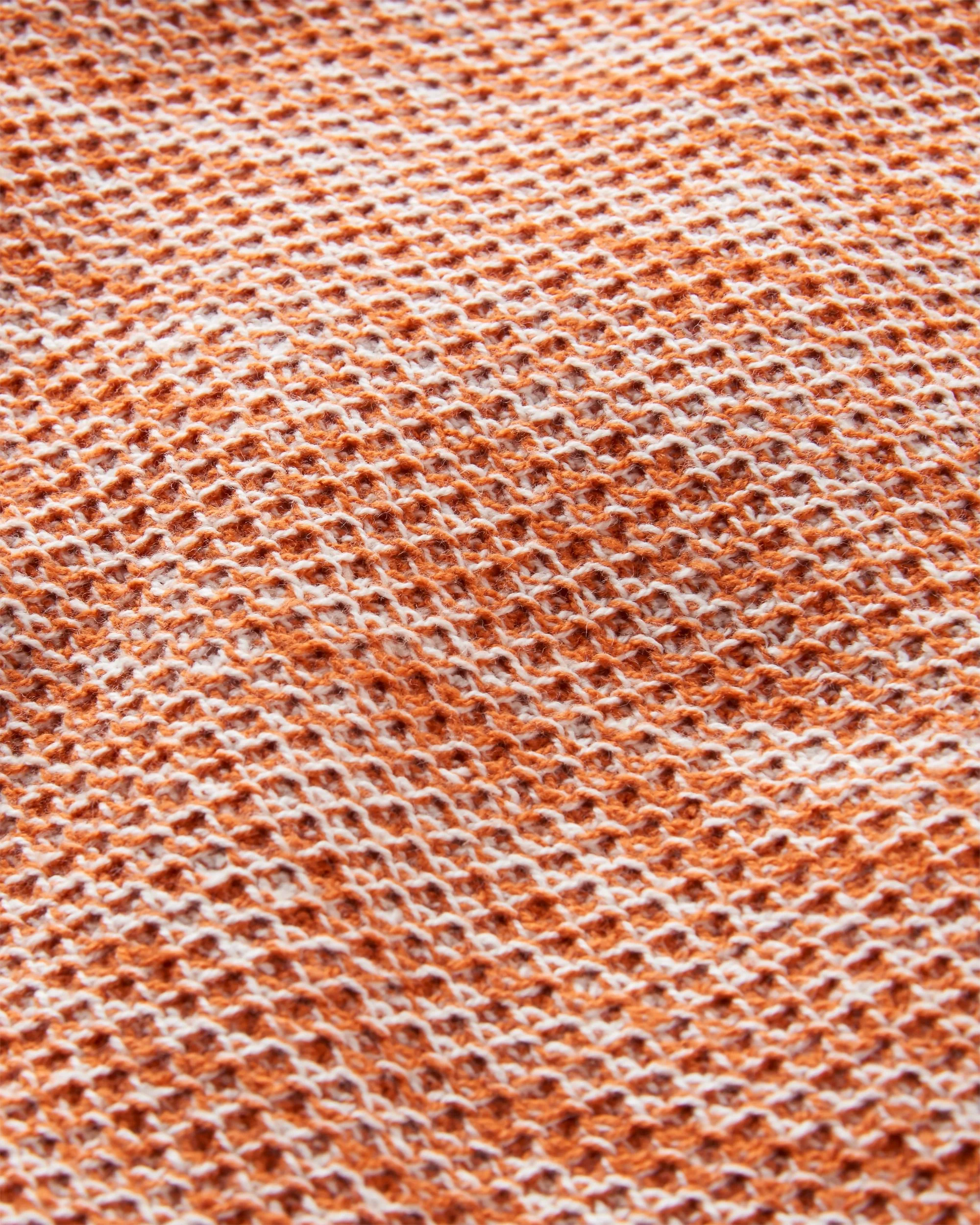Shore Knitted Jumper - Sunset Orange - Image 7