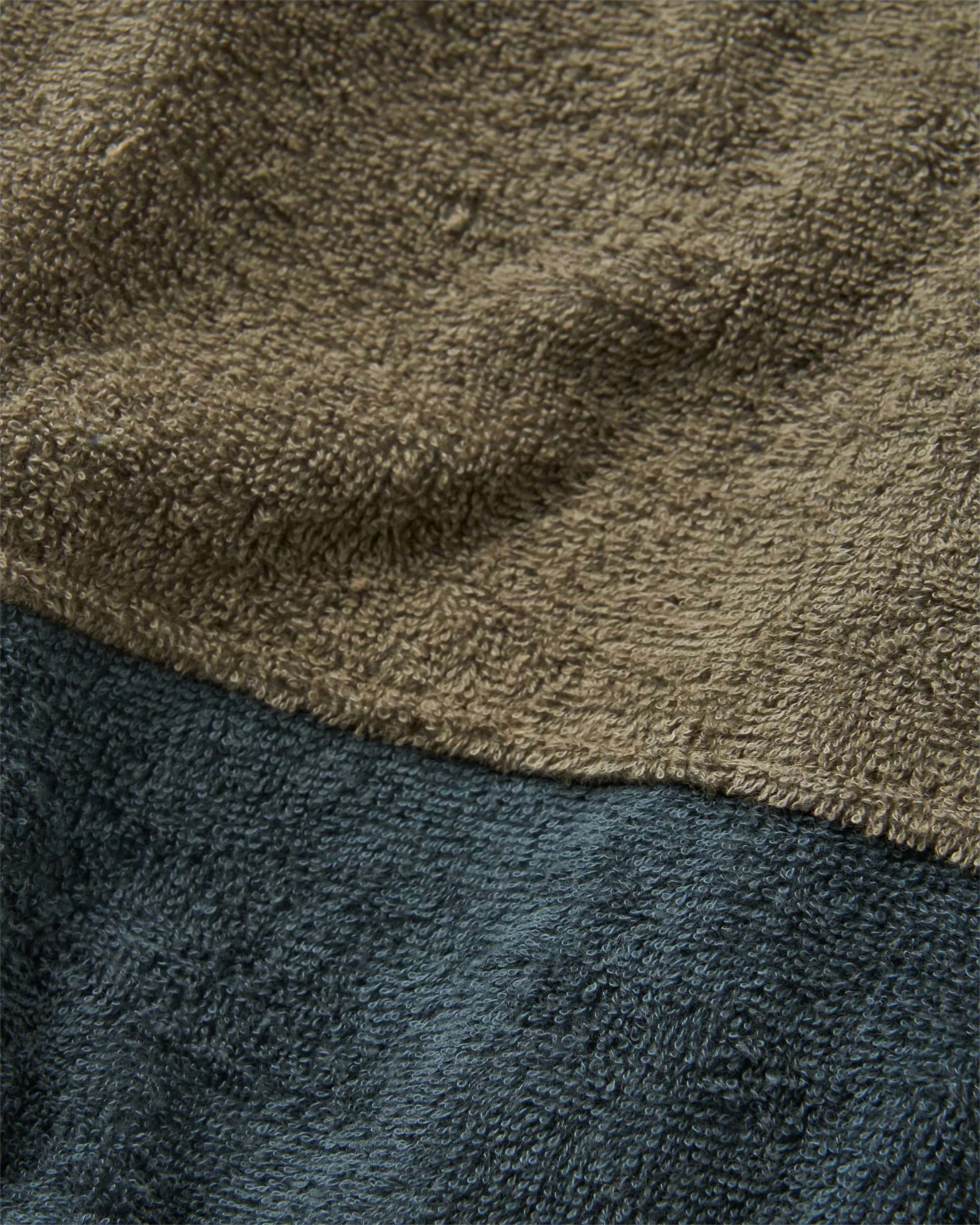 Shoreline Cotton Towel Poncho - Dusty Olive/Charcoal - Image 7
