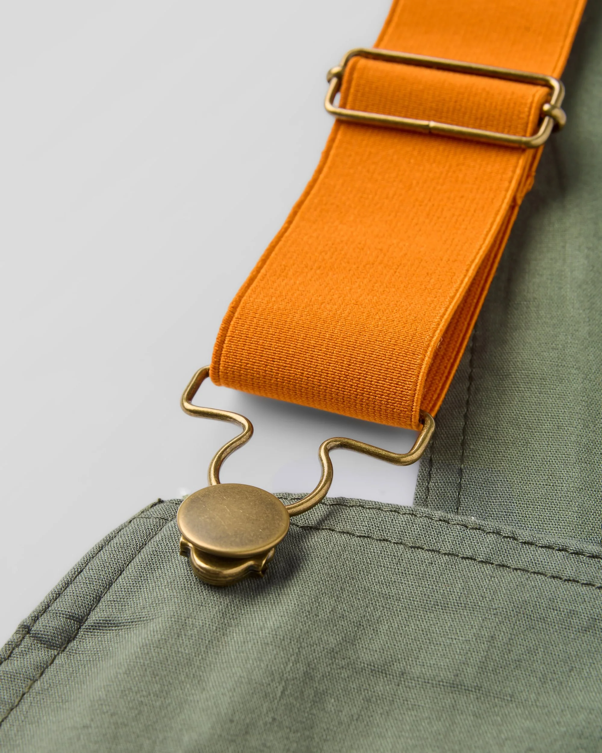 Shuffle Light Short Dungarees - Wild Green - Image 9