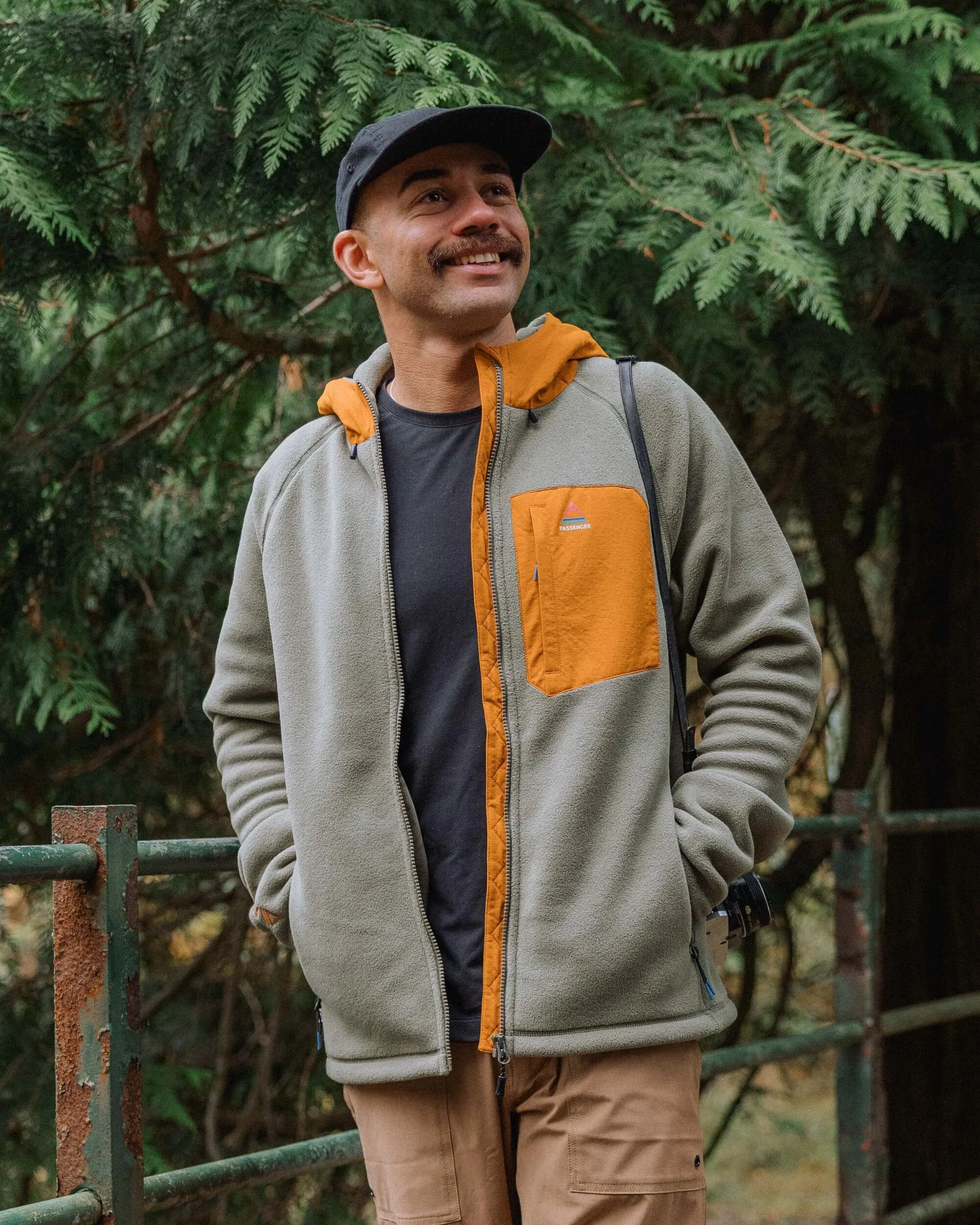 Sierrascape Men's Polartec® Fleece Hoodie - Dusty Olive - Image 3