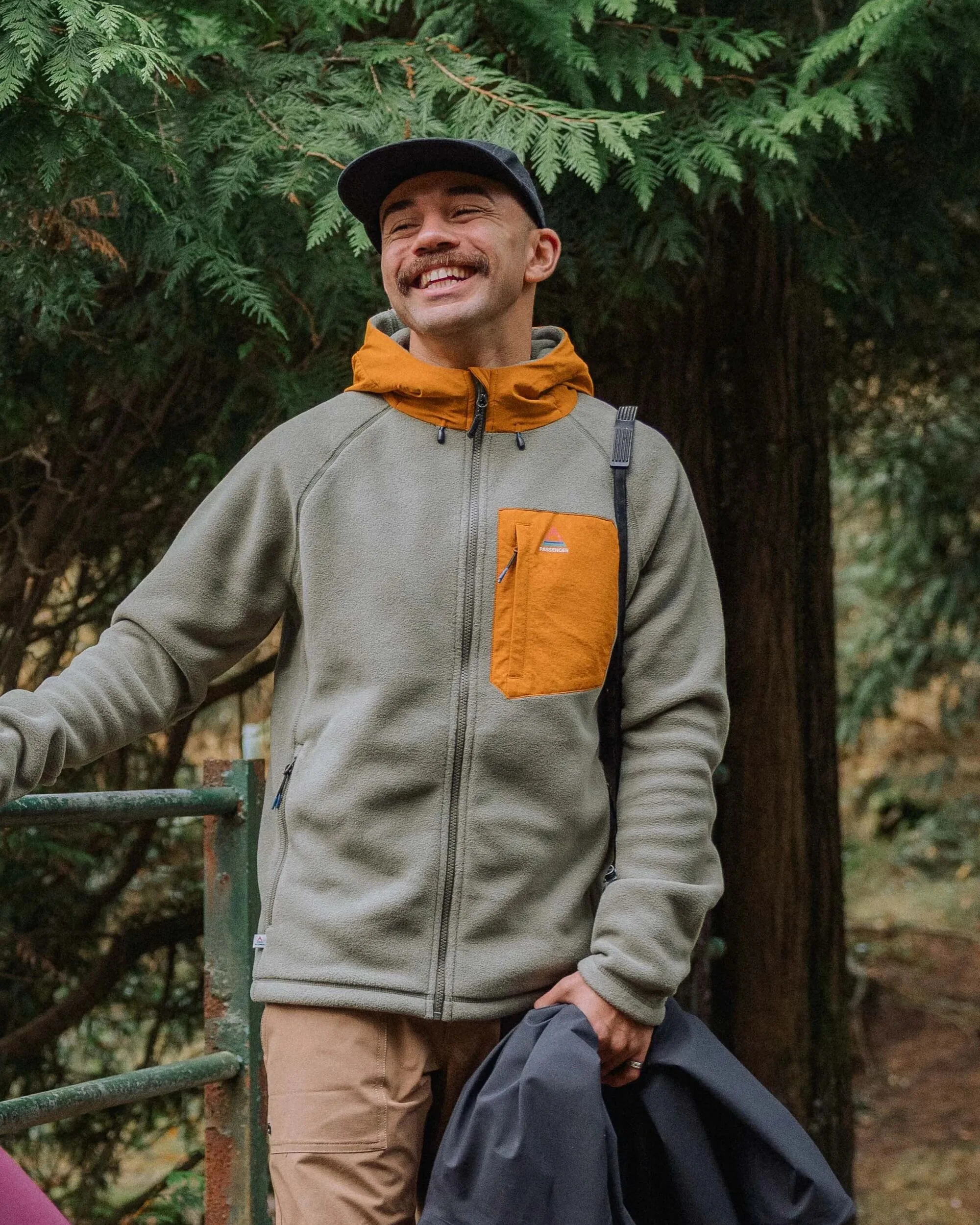 Sierrascape Men's Polartec® Fleece Hoodie - Dusty Olive - Image 4