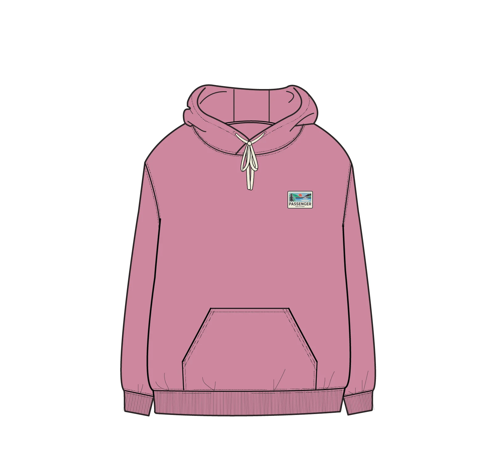 Sneak Hoodie - Pink Rose - Image 8