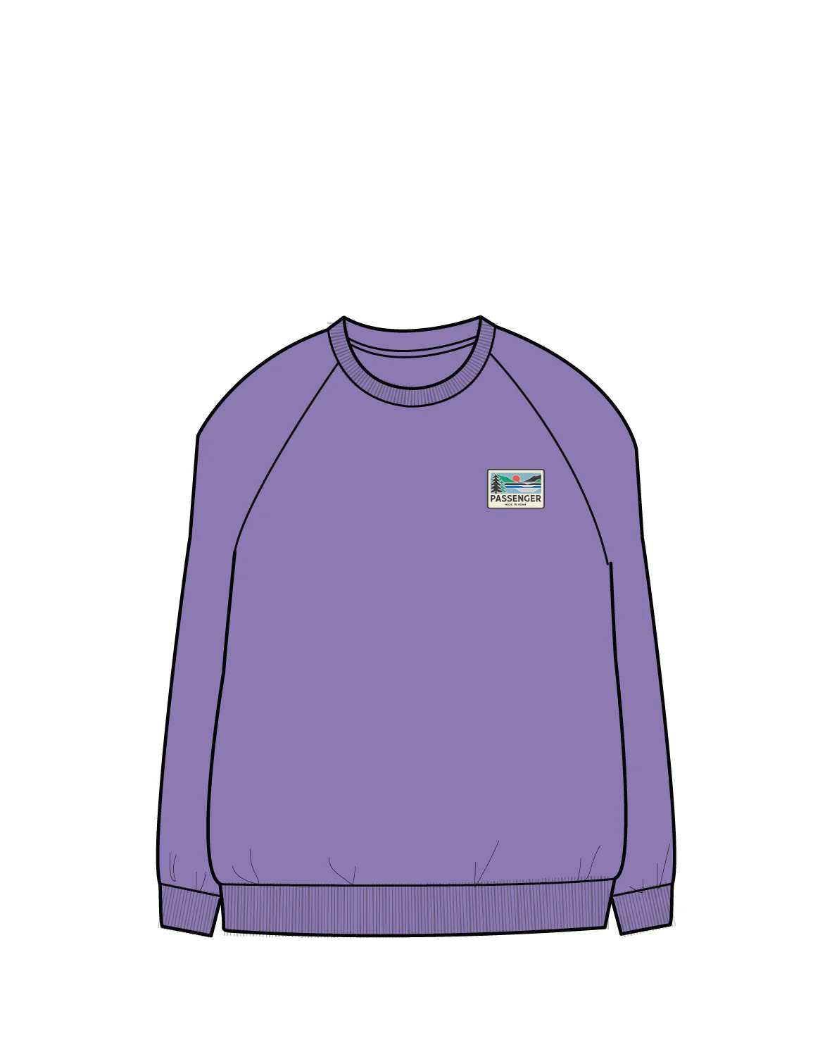 Sneak Sweatshirt - Retro Purple - Image 7