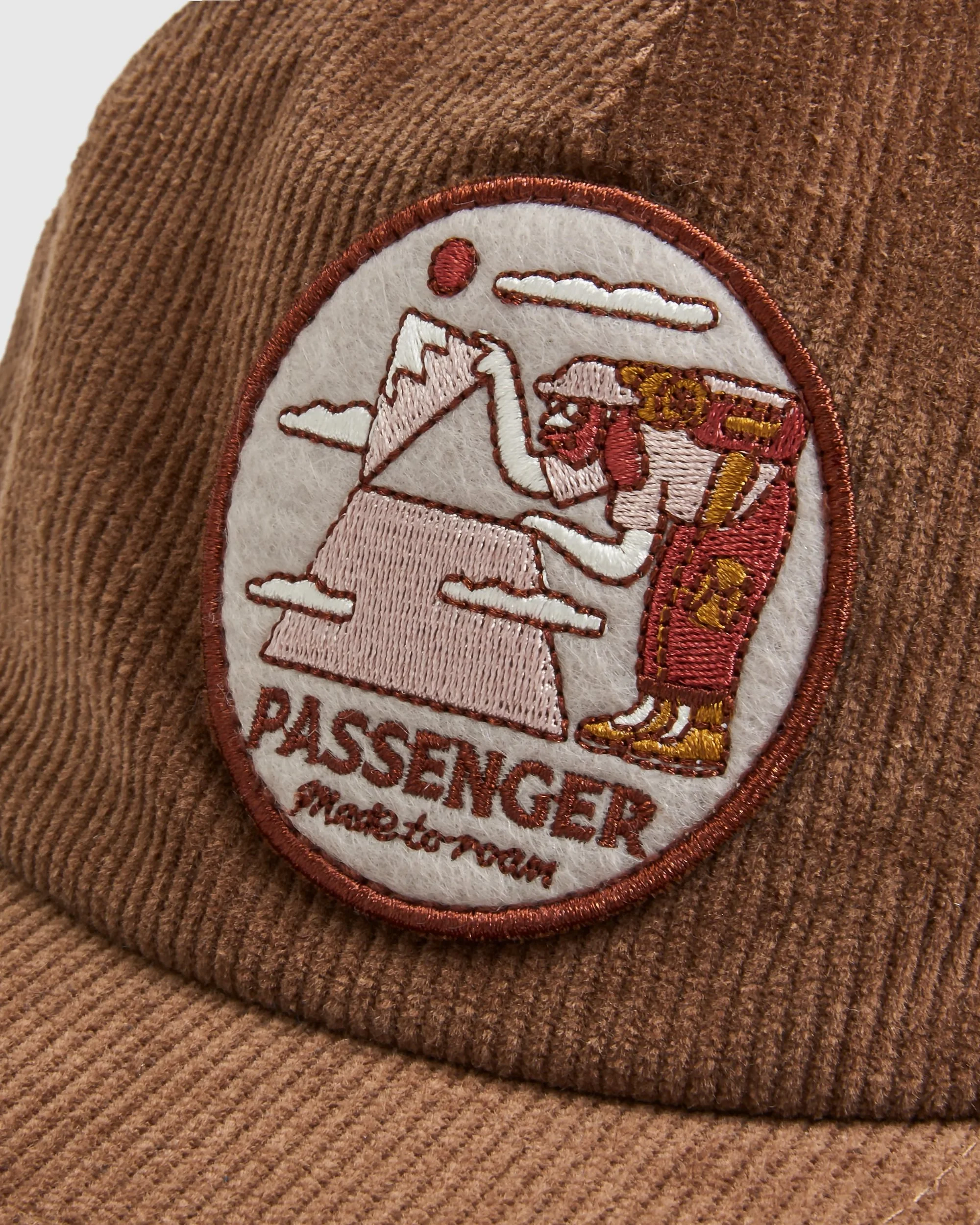 Sneaky Peak Cord 5 Panel Cap - Acorn - Image 4