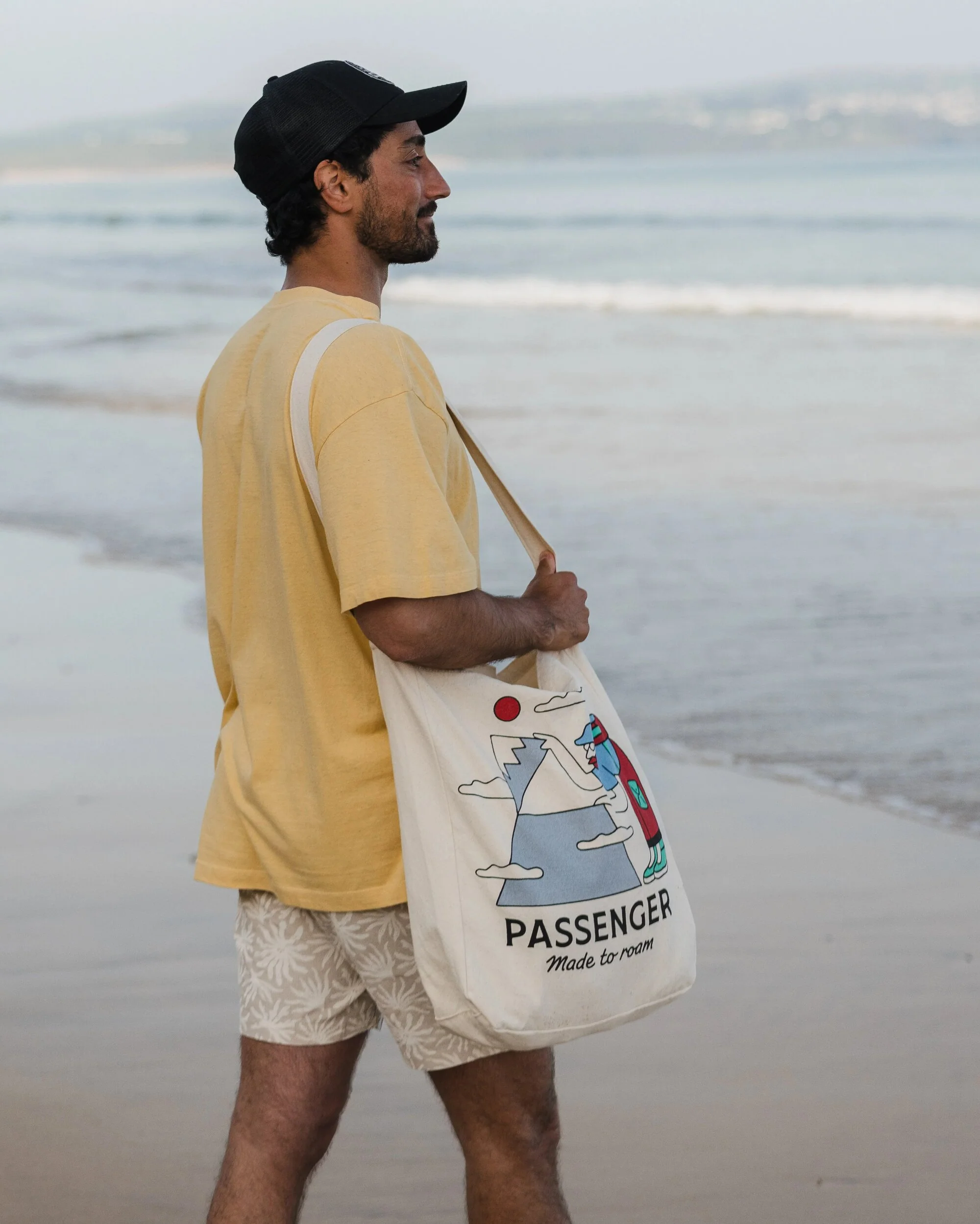 Sneaky Peak Organic Cotton Tote Bag - Multi - Passenger - Image 3