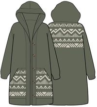 Snoozle Knitted Hooded Cardigan - Rain Forest - Image 7