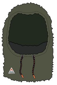 Snowdrift Fleece Hood - Khaki - Image 10
