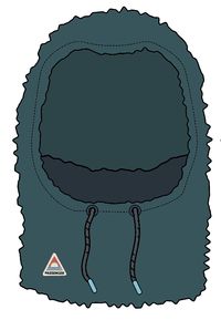 Snowdrift Fleece Hood - Mediterranean - Image 10
