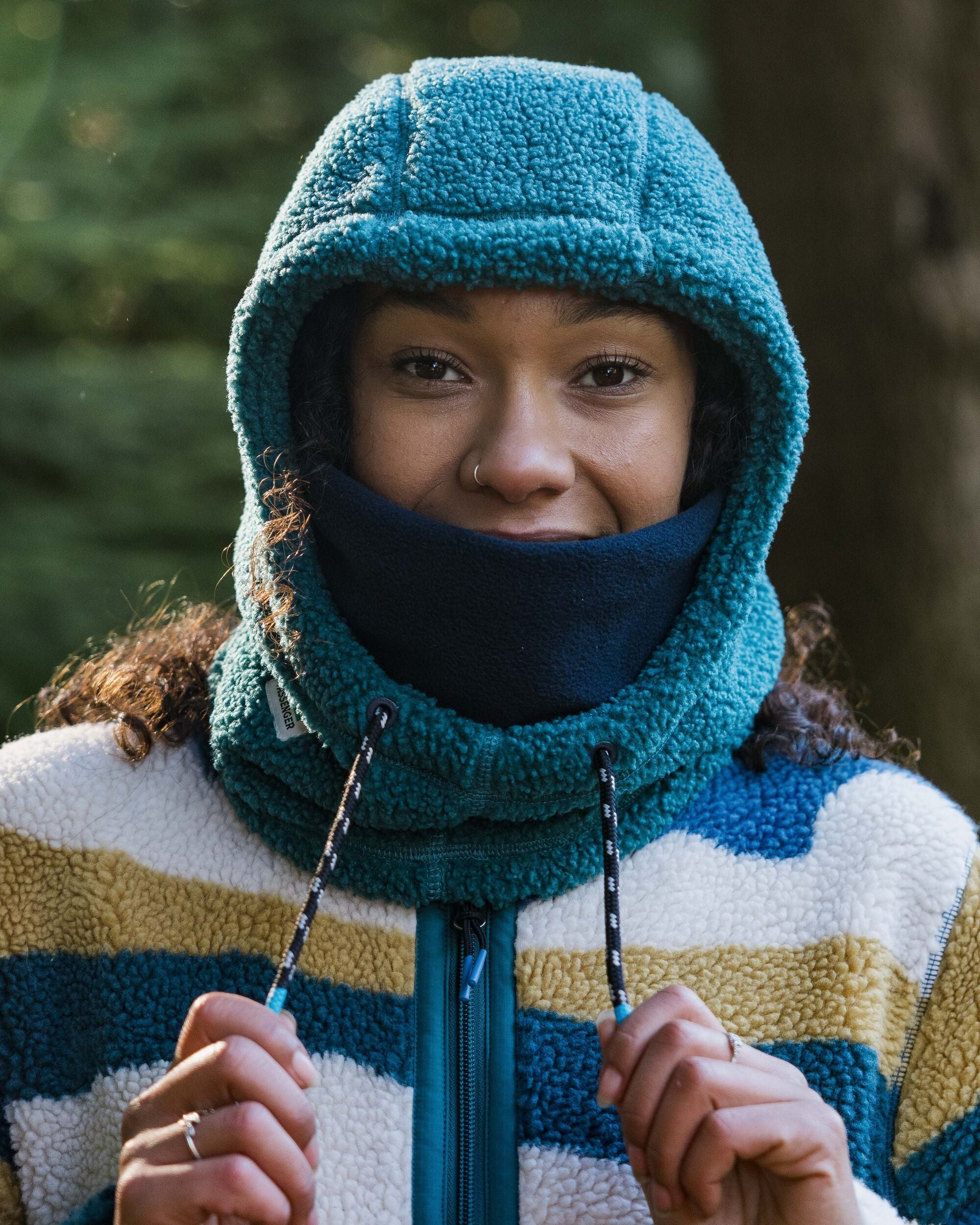 Snowdrift Fleece Hood - Mediterranean - Image 2