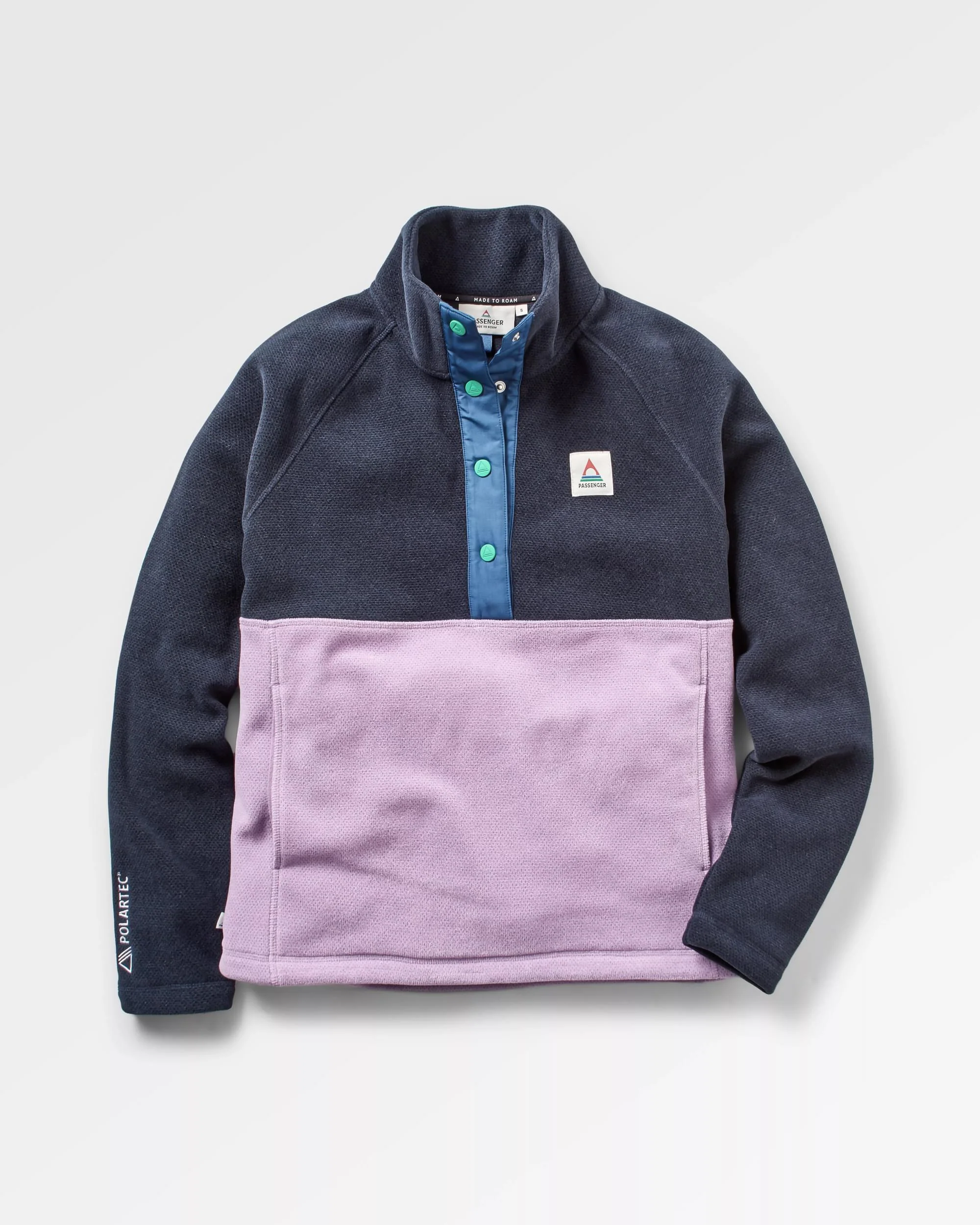 Women's Snowdrop Polartec® Fleece - Lilac/ Deep Navy - Image 7