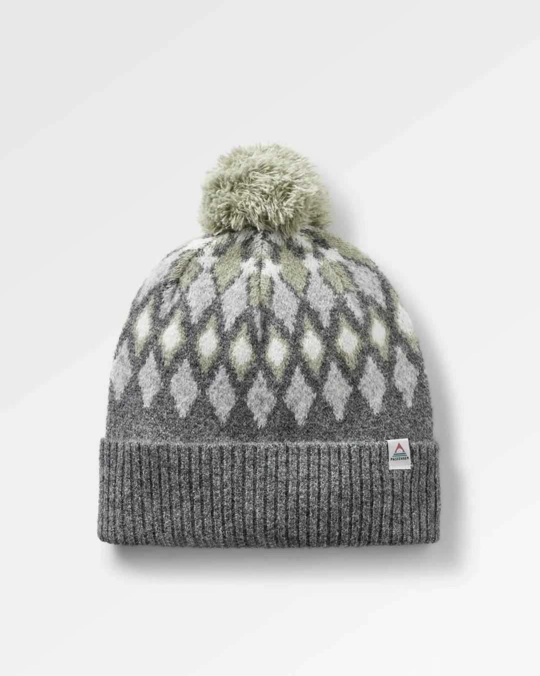 Snowdrop Bobble Hat - Grey Marl - Image 2