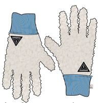 Snowfall Sherpa Gloves - Warm Ivory - Image 5