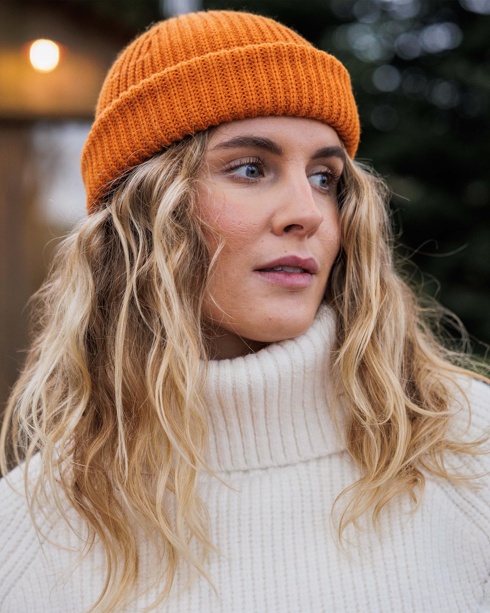 Snuggle Knitted Polo Neck - Off White - Image 3