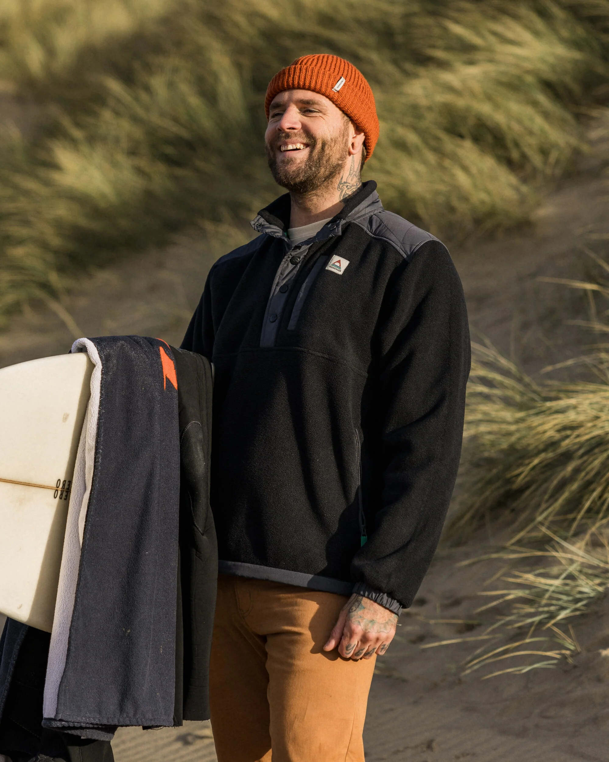 Solace Sherpa-Lined Polar Fleece - Black - Image 2