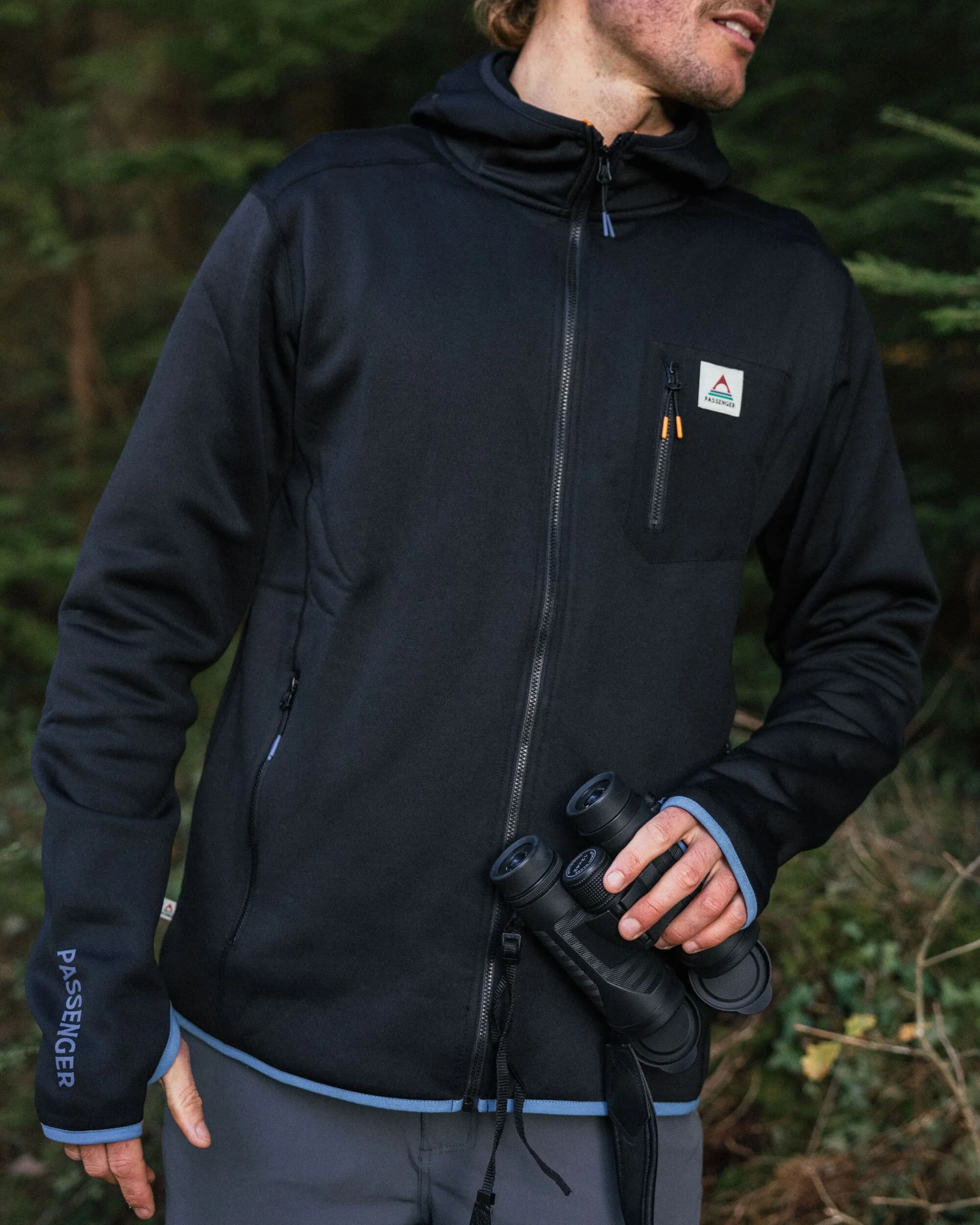 Solitude Polartec® Fleece Hoodie - Black - Image 4