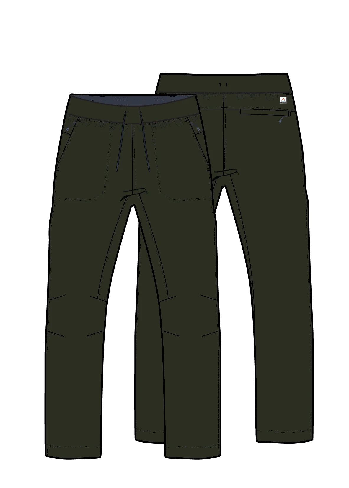 Solscape Active Jogger - Dark Olive - Image 8