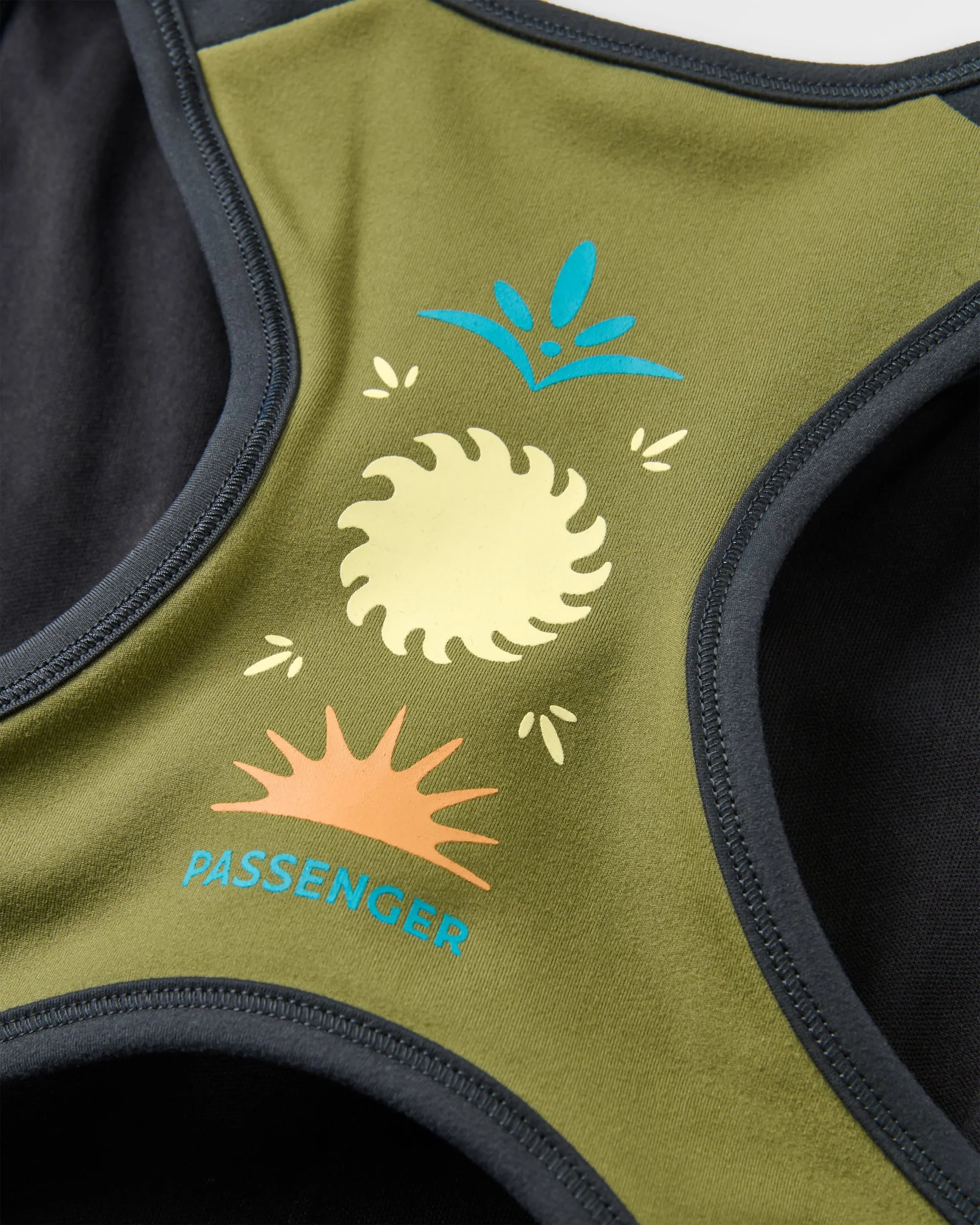 Solscape Active Vest  - Black/Clover - Image 5