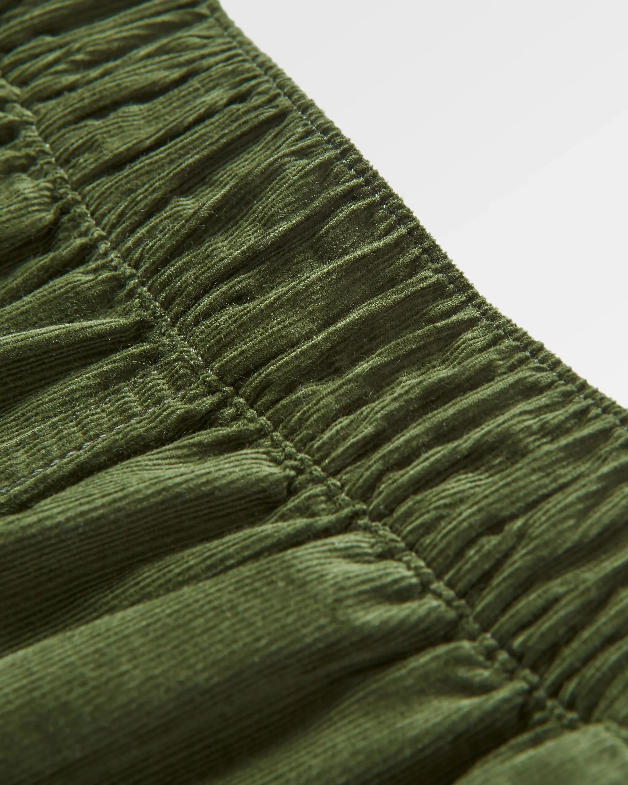Someday Organic Cotton Corduroy Cropped Trouser - Fir Tree - Image 8