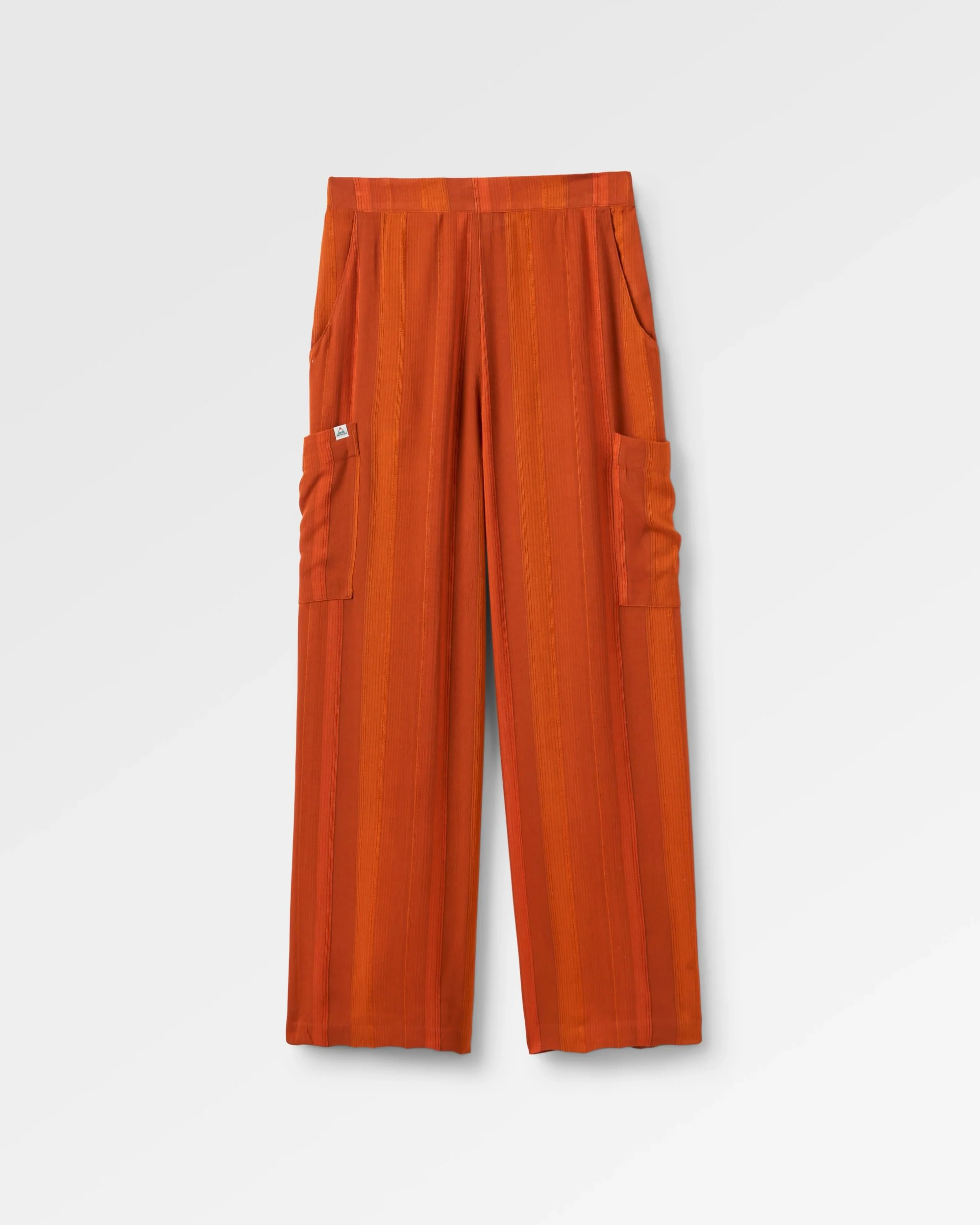 Someday Woven Trouser - Ember Orange Stripe - Image 2