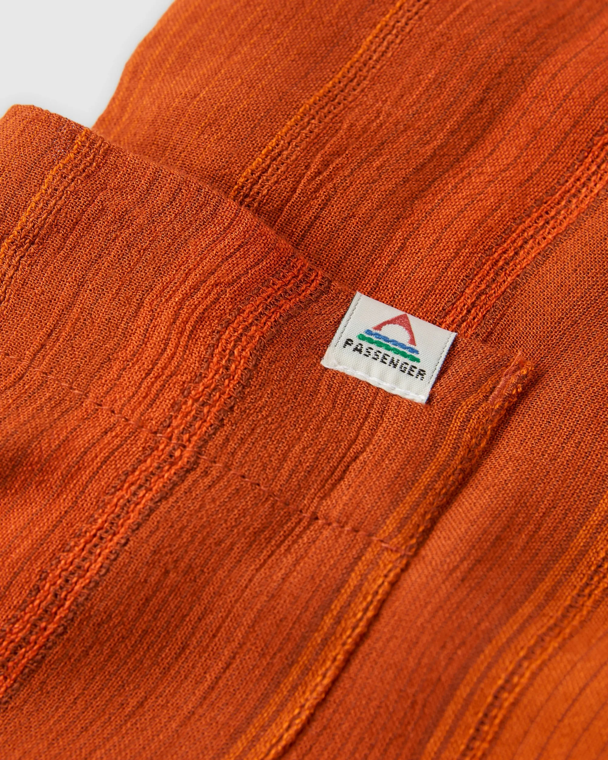 Someday Woven Trouser - Ember Orange Stripe - Image 7