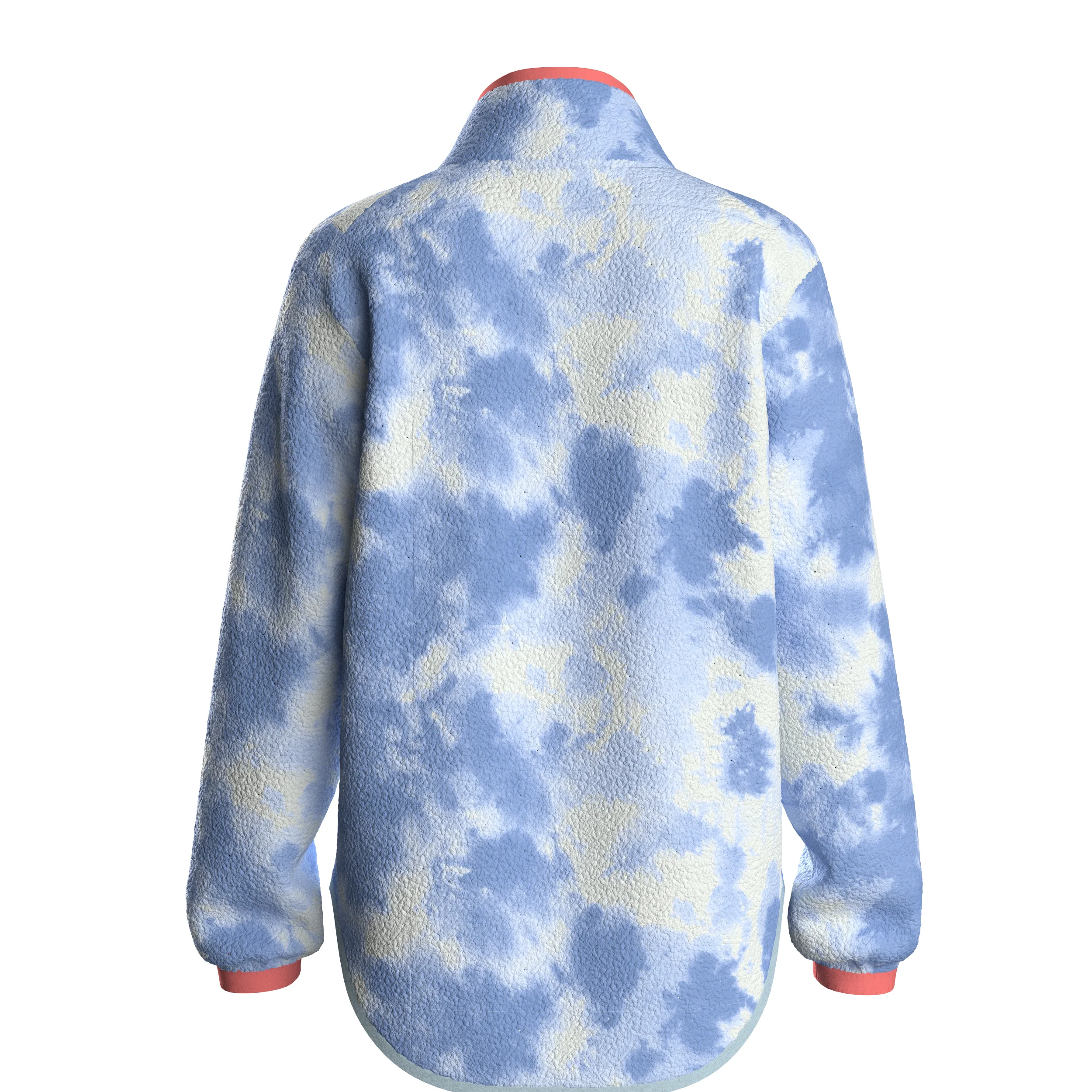 Sorrel Polar Fleece - Tie Dye Cornflower - Image 12