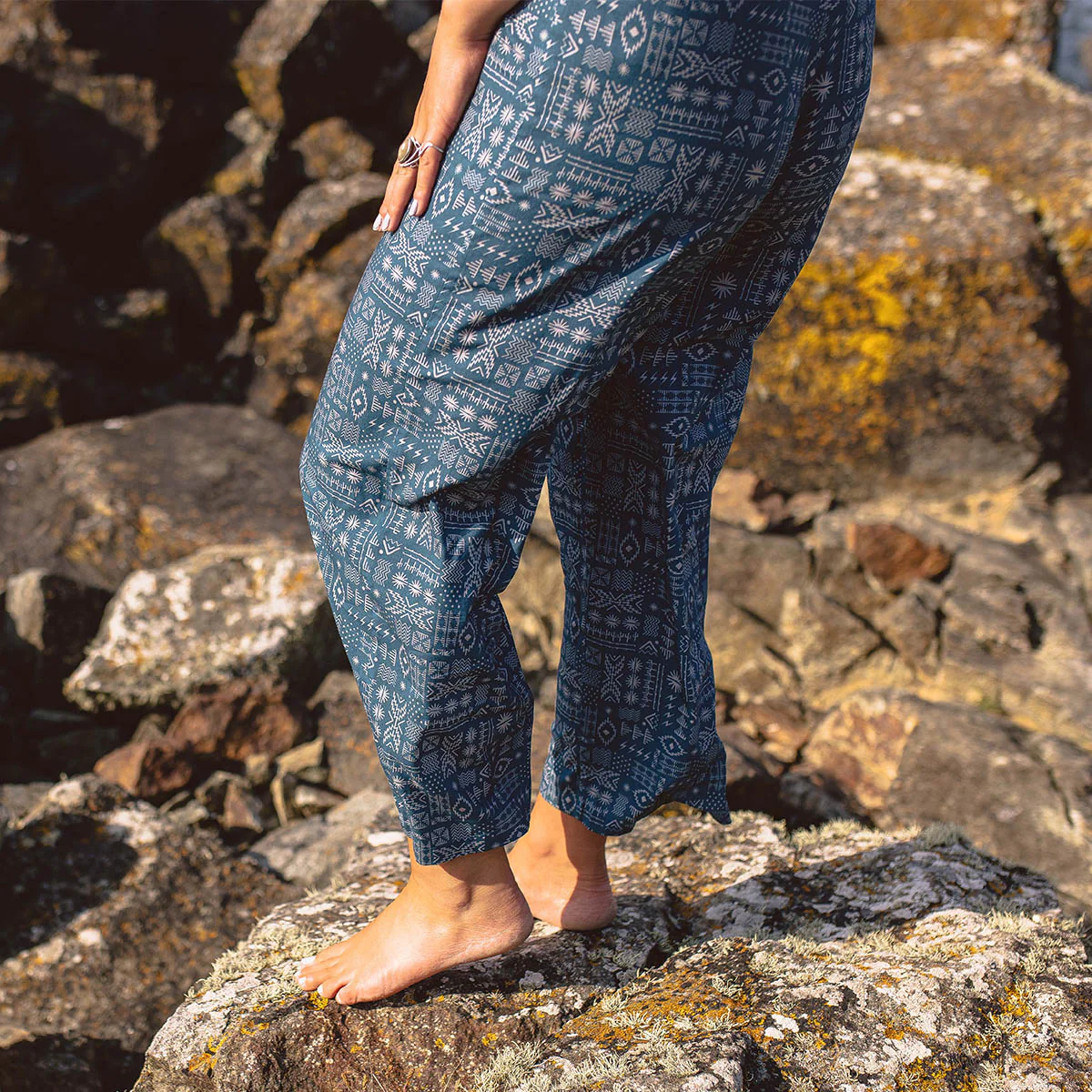Spirit Jumpsuit - Blue Coral Geo Tile - Image 6
