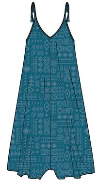 Spirit Jumpsuit - Blue Coral Geo Tile - Image 8