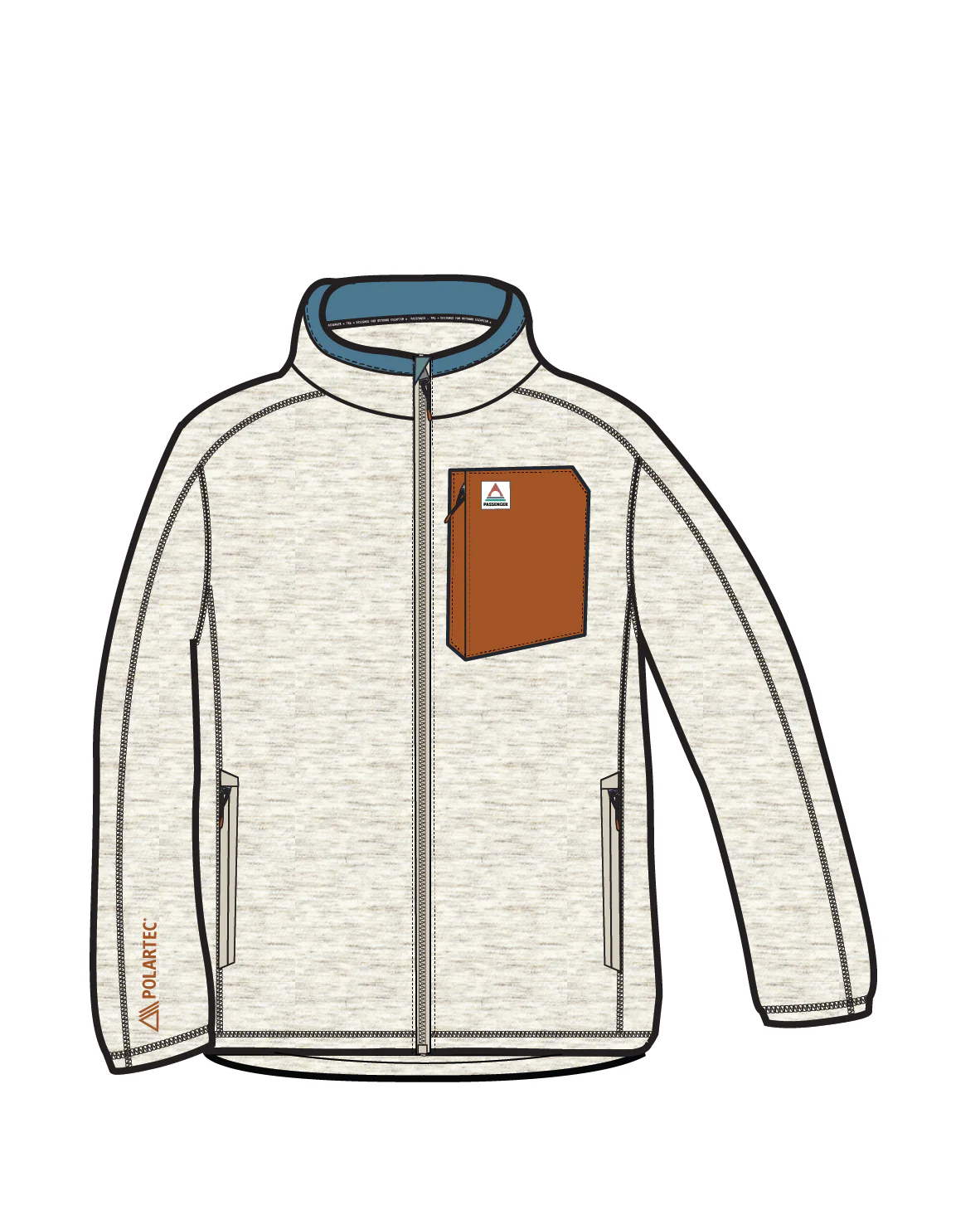 Stargazer Polartec® Fleece - Birch - Image 10