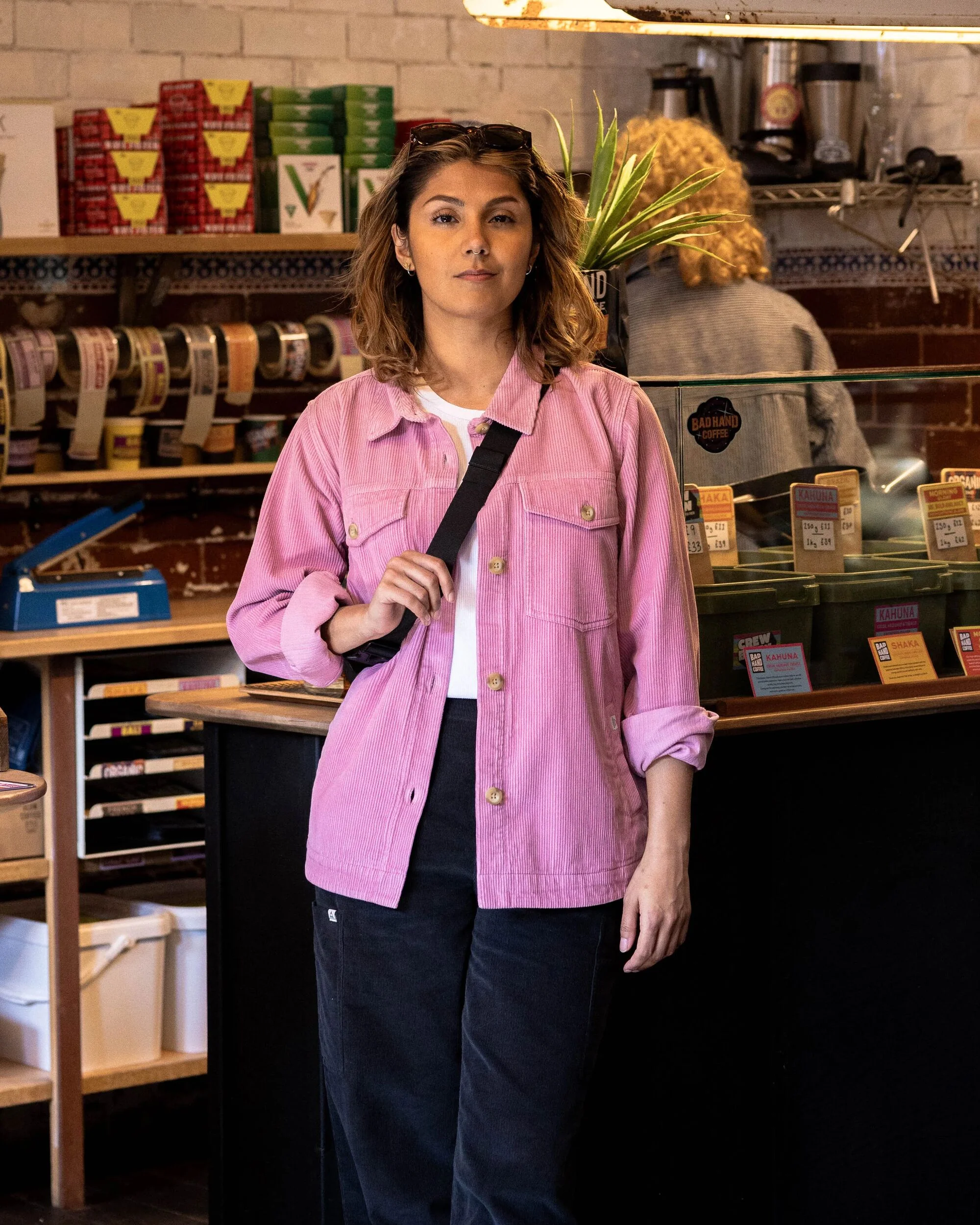 Stella Cord LS Shirt - Pink Haze - Image 3