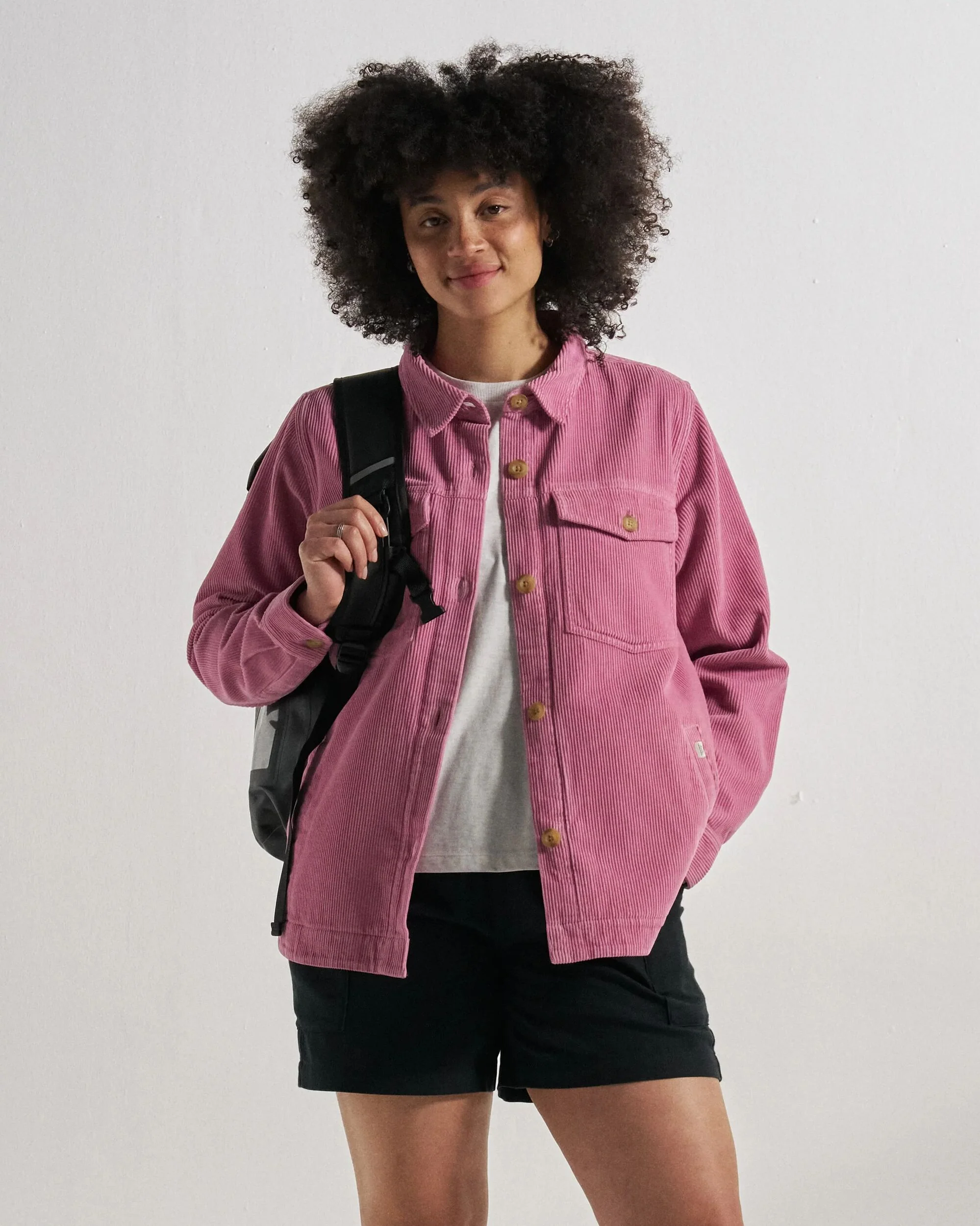 Stella Cord LS Shirt - Pink Haze - Image 6