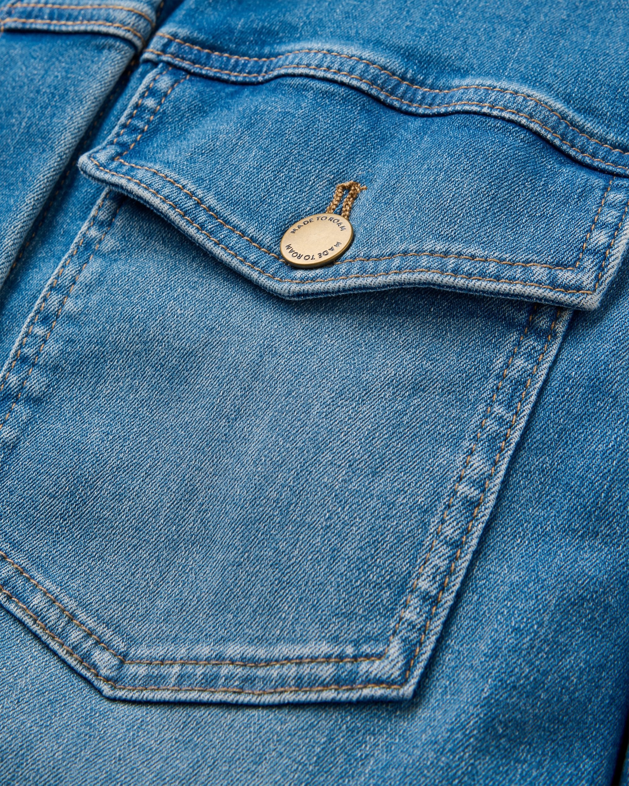 Stella Denim LS Shirt - Light Wash Denim - Image 6