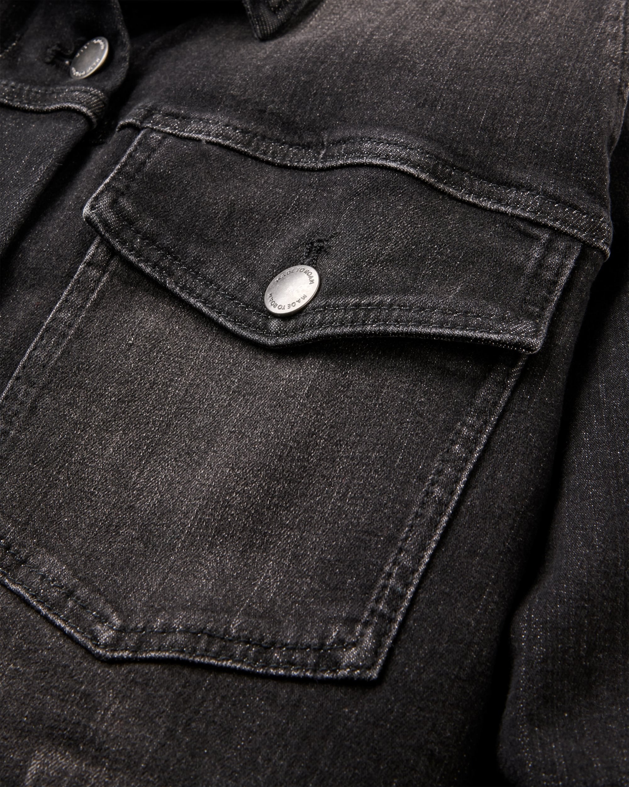 Stella Denim LS Shirt - Washed Black Denim - Image 2