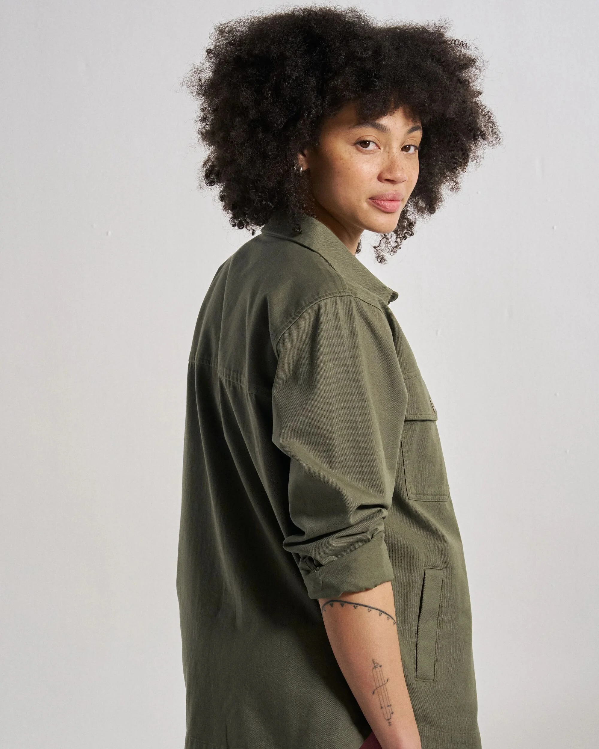 Stella LS Shirt - Dusty Olive - Image 6