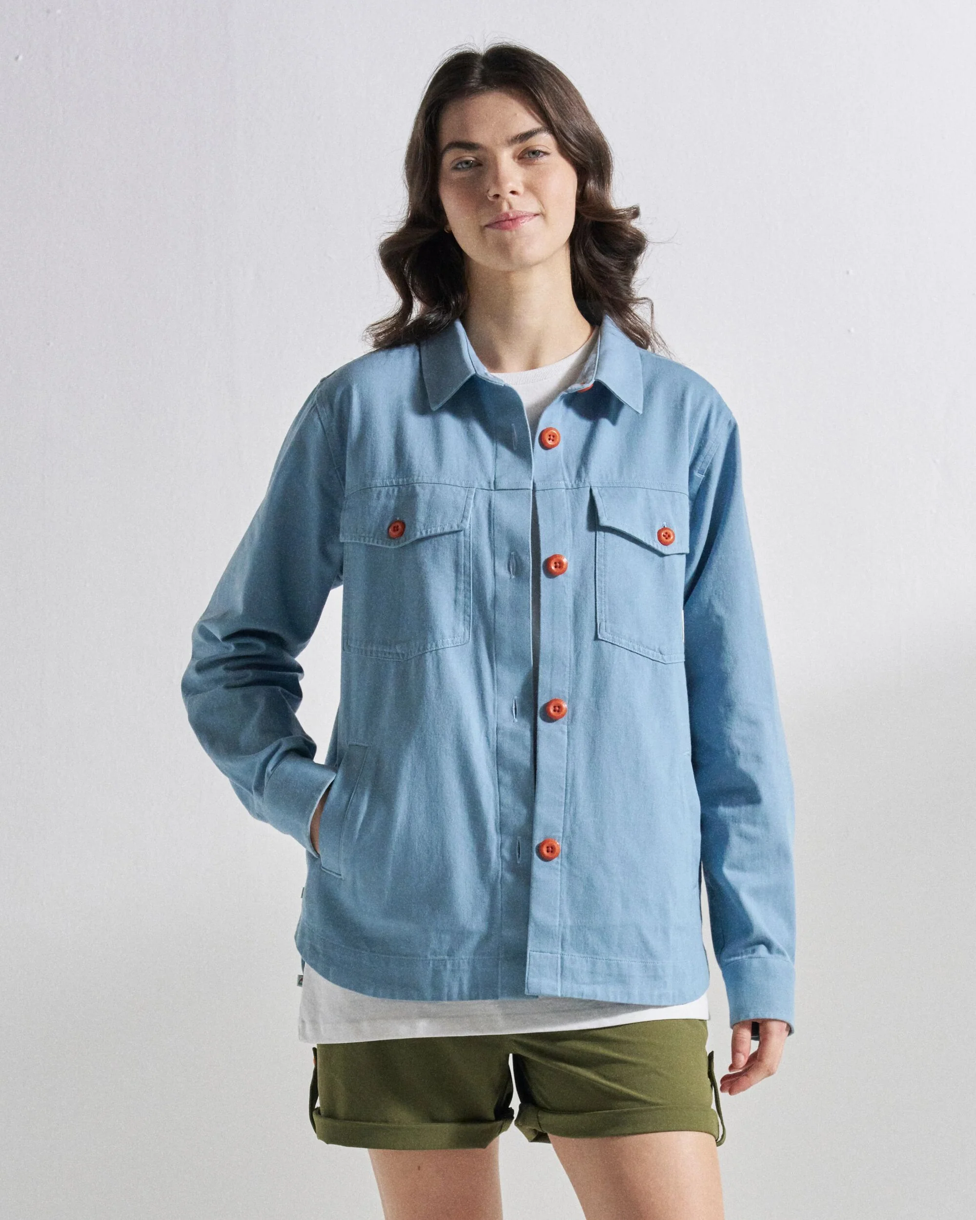 Stella LS Shirt - Faded Denim - Image 4