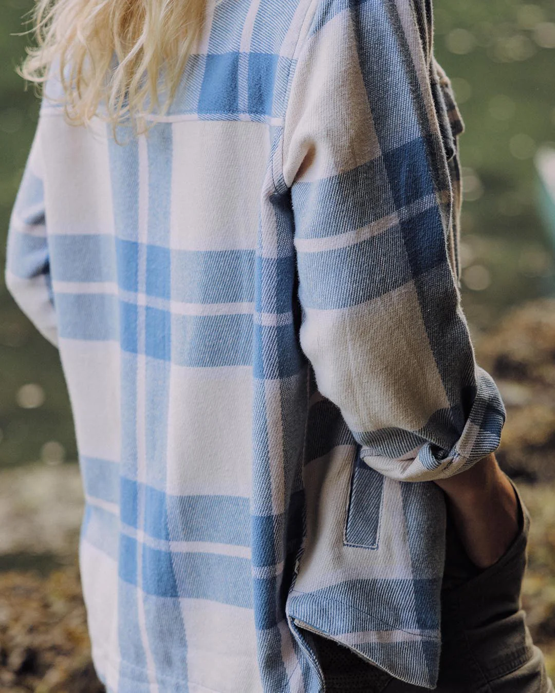 Stella LS Shirt - Provincial Blue Check - Image 3