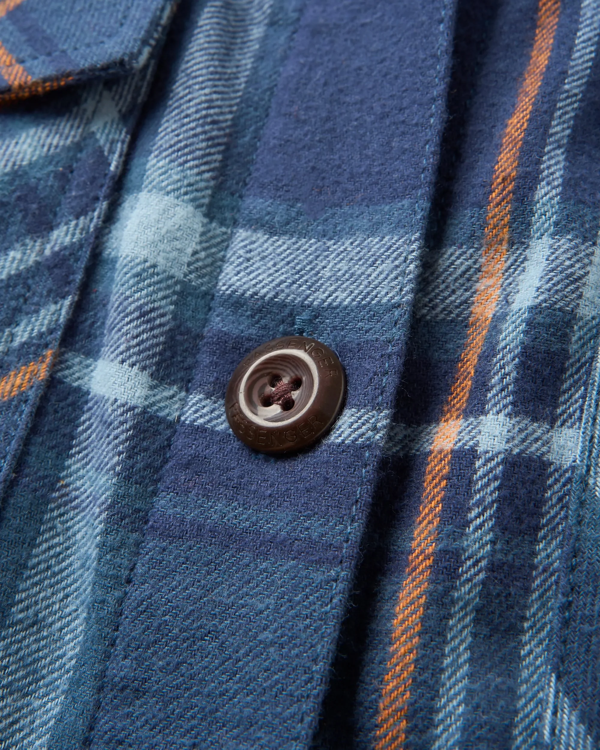 Stella LS Shirt - Rich Navy/Faded Denim Check - Image 3