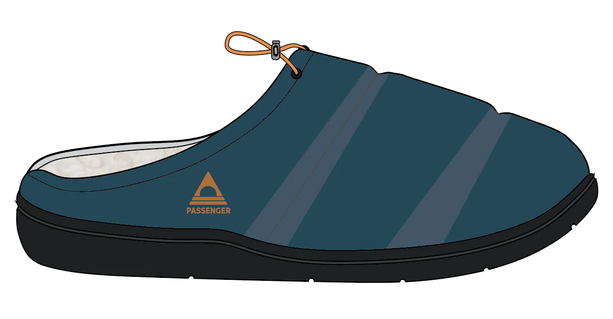 Step Out Men's Fleece Lined Slipper - Tidal Blue - Image 5