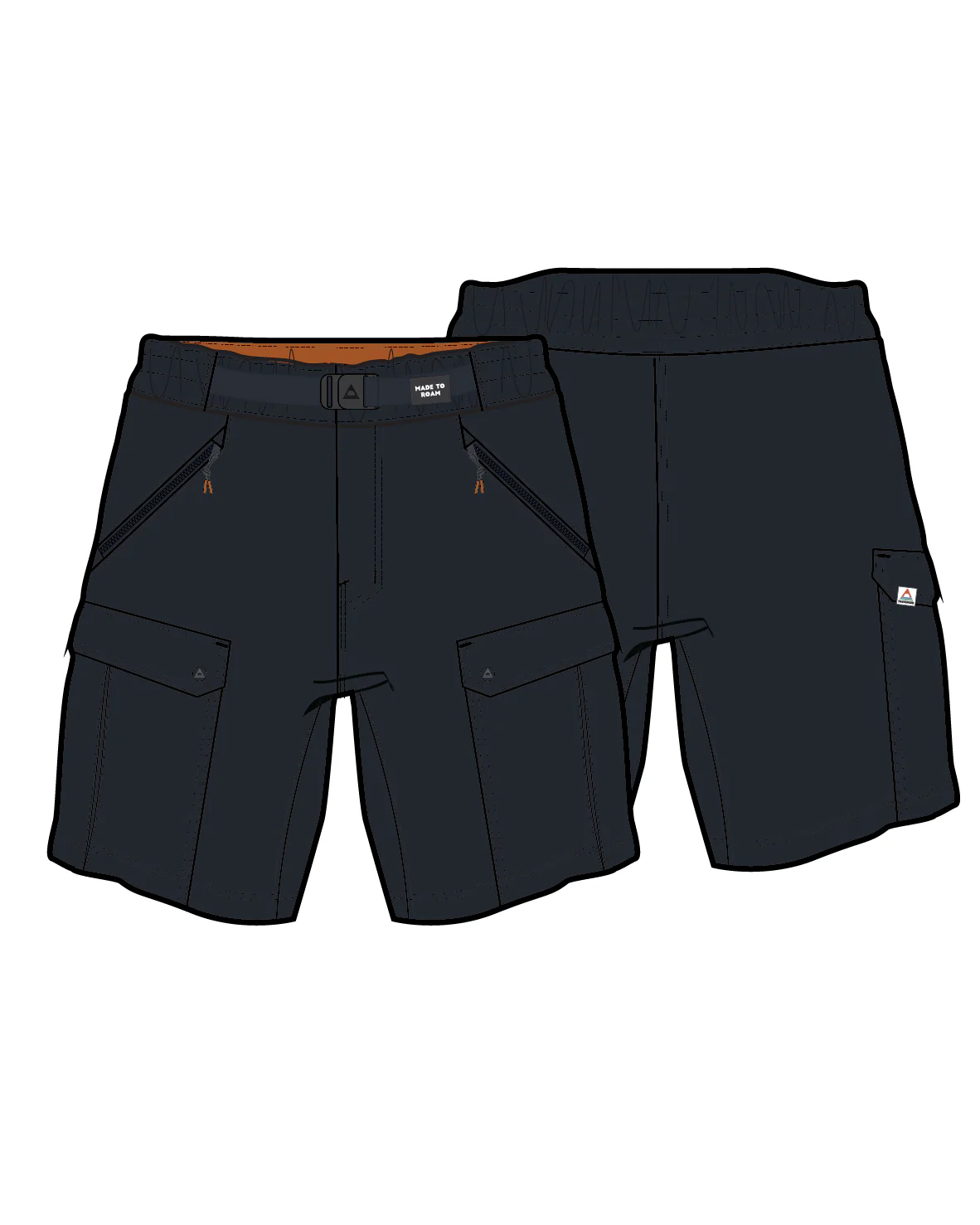Stride Trail Short - Black - Image 10