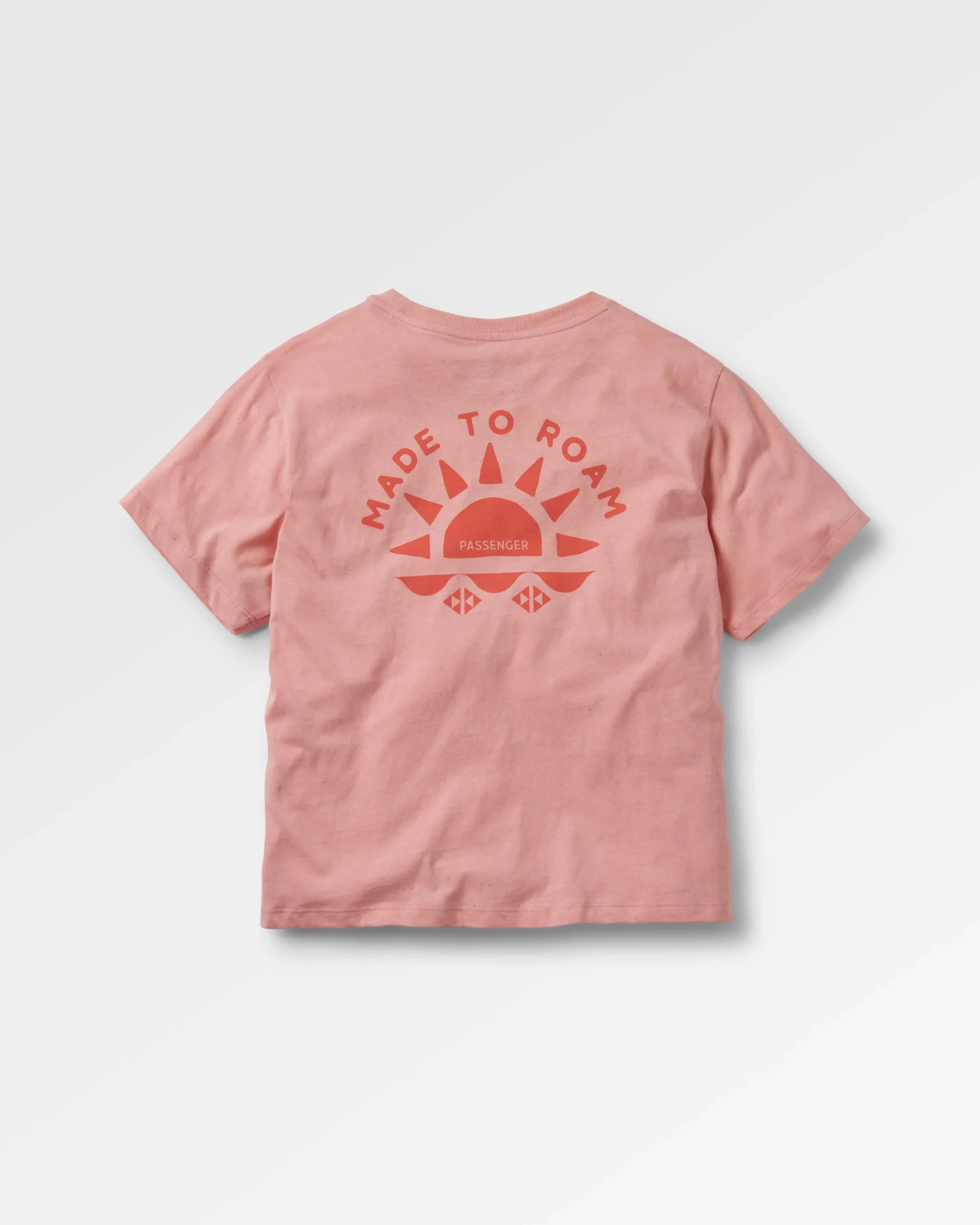 Sunburst Organic T-Shirt - Soft Shell Pink - Image 2