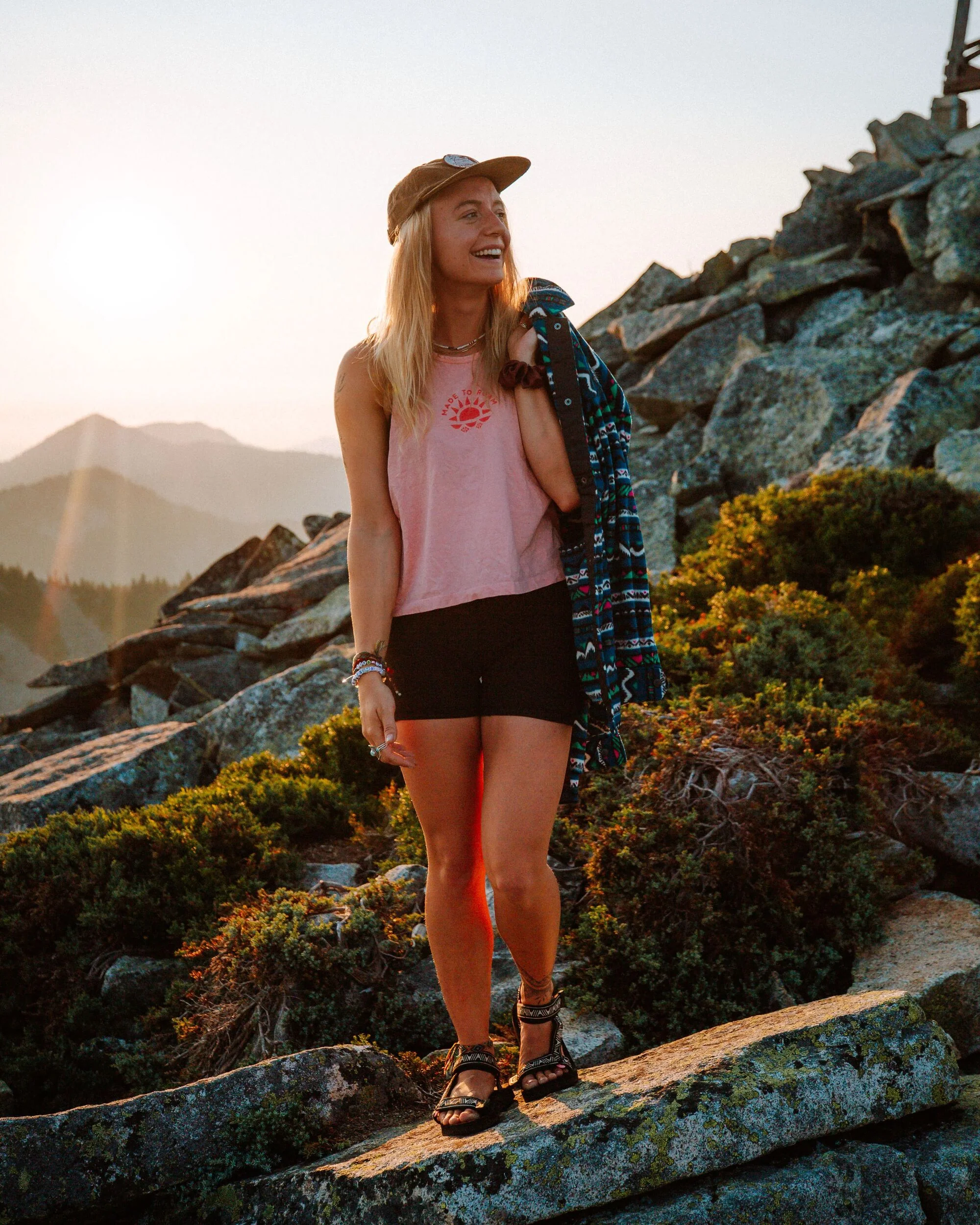 Sunburst Organic Vest - Soft Shell Pink - Image 4
