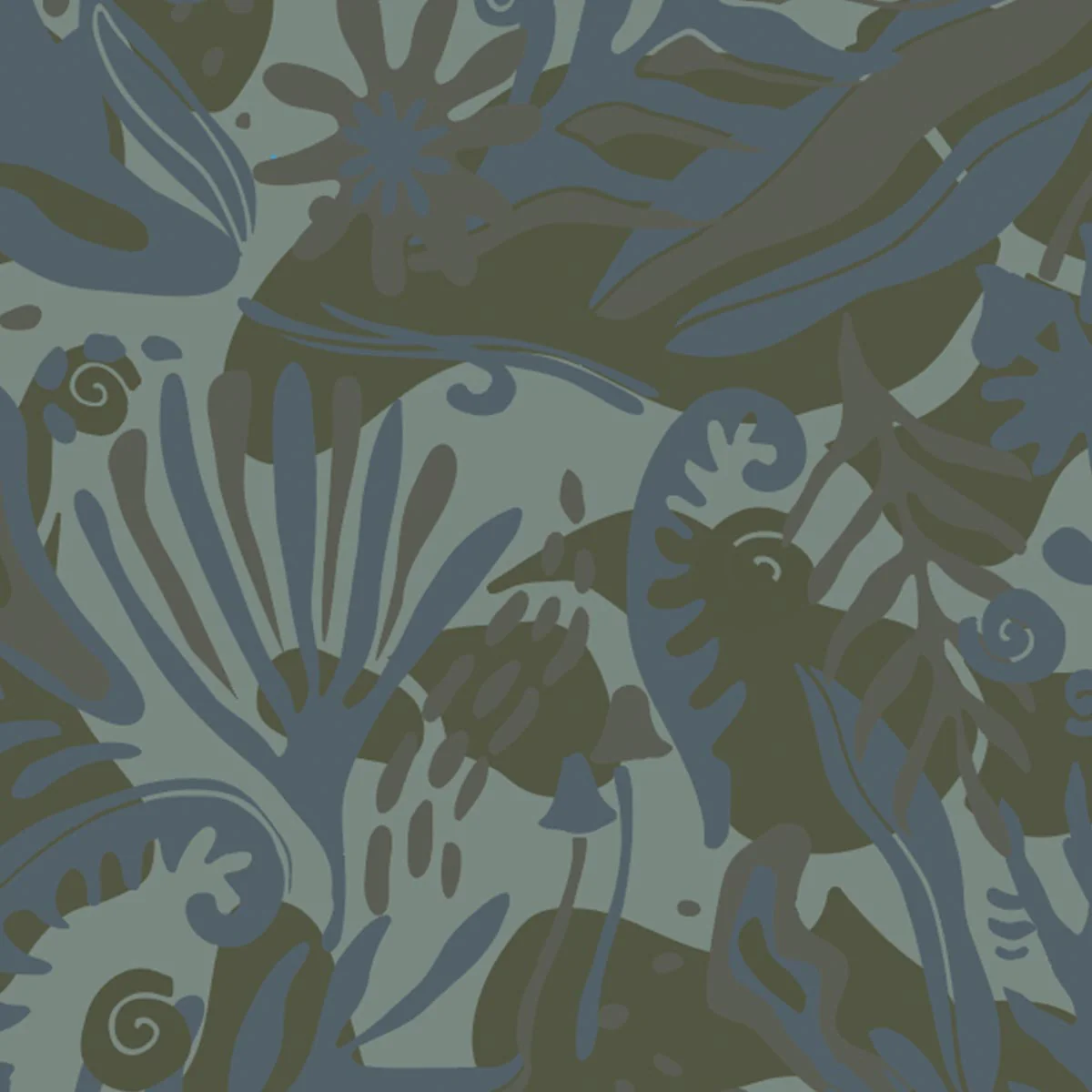 Sundowner Stretch Short Sleeve Shirt - Abstract Seaweed Camo - Image 11