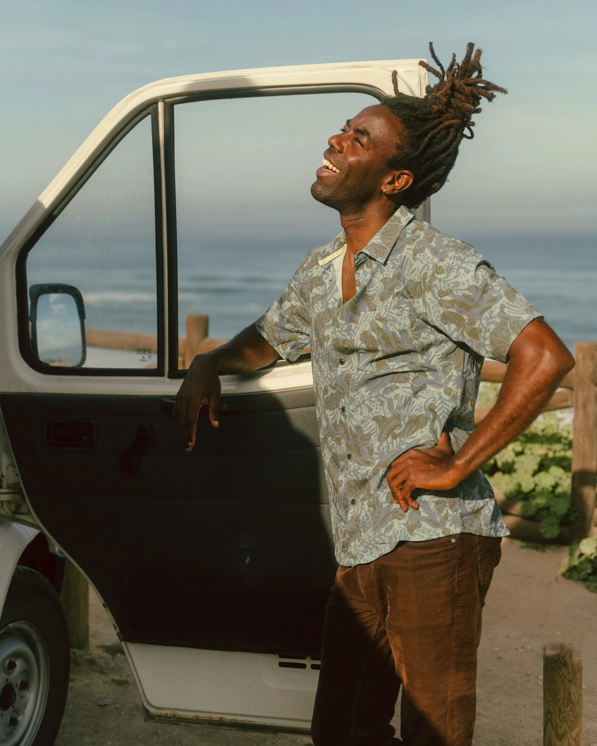 Sundowner Stretch Short Sleeve Shirt - Abstract Seaweed Camo - Image 4